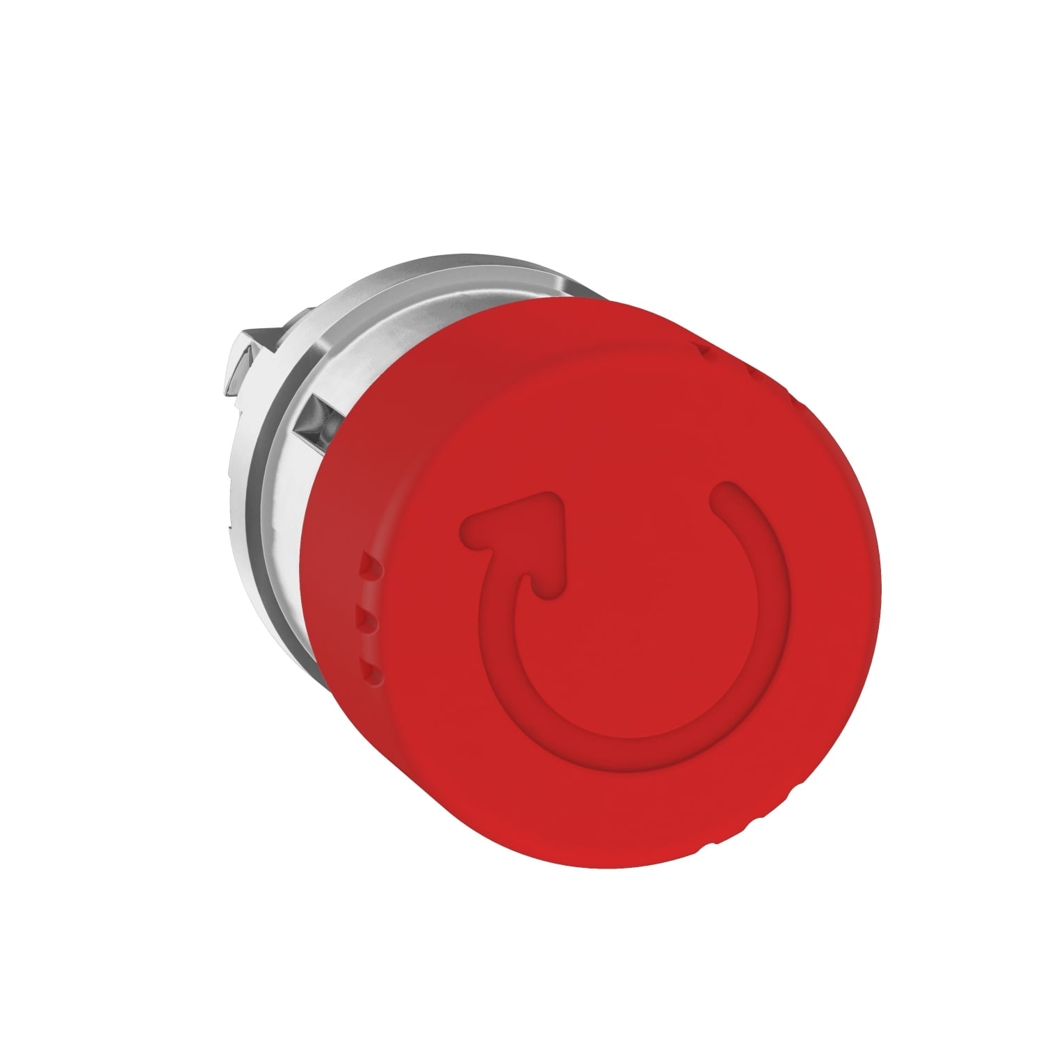 ZB4BS834 Harmony Emergency Stop Switching Off Non-Illuminated Mushroom Head, 22 mm Dia, Round Shape, UNMARKED Legend, Red