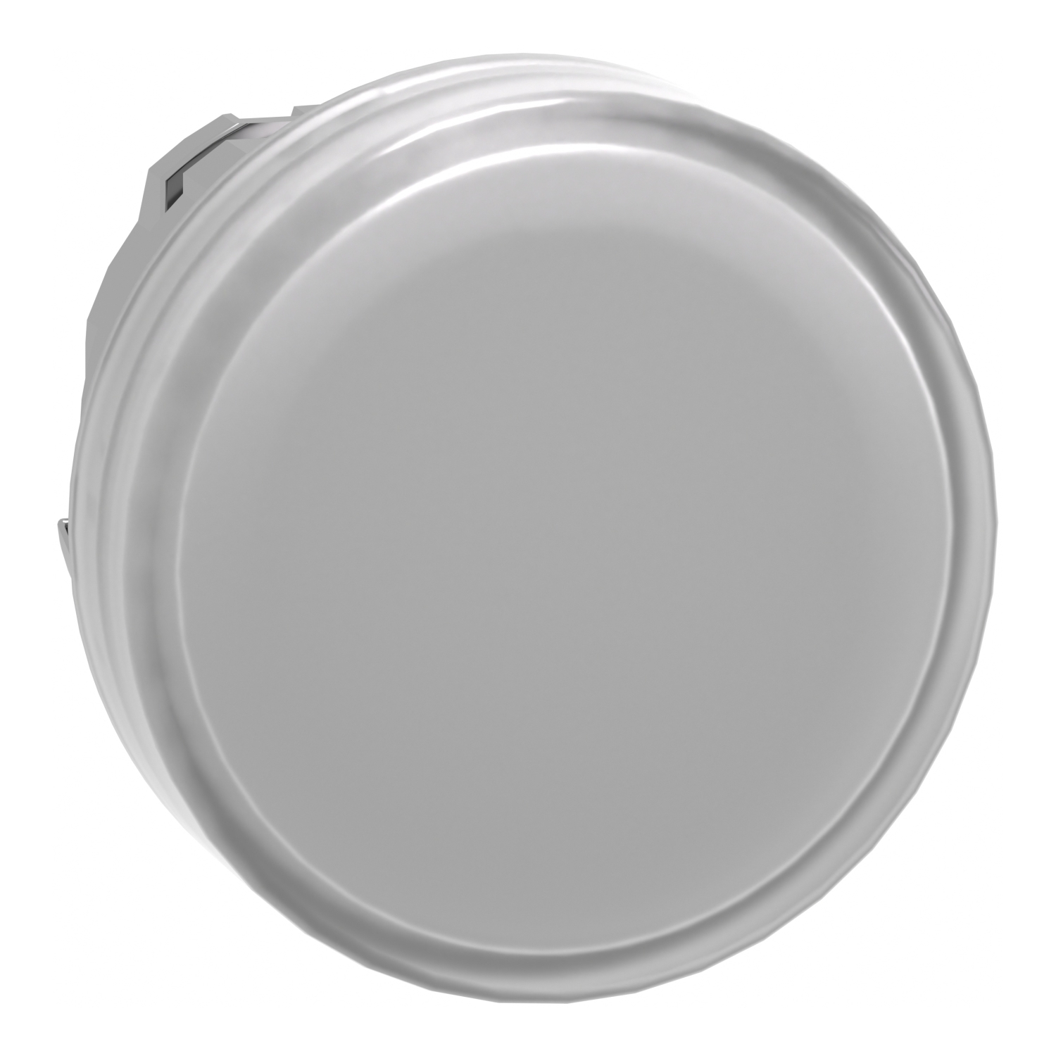 ZB4BV013 Harmony Pilot Light Head, 22 mm Dia, Round Shape, UNMARKED Legend, Metal, White