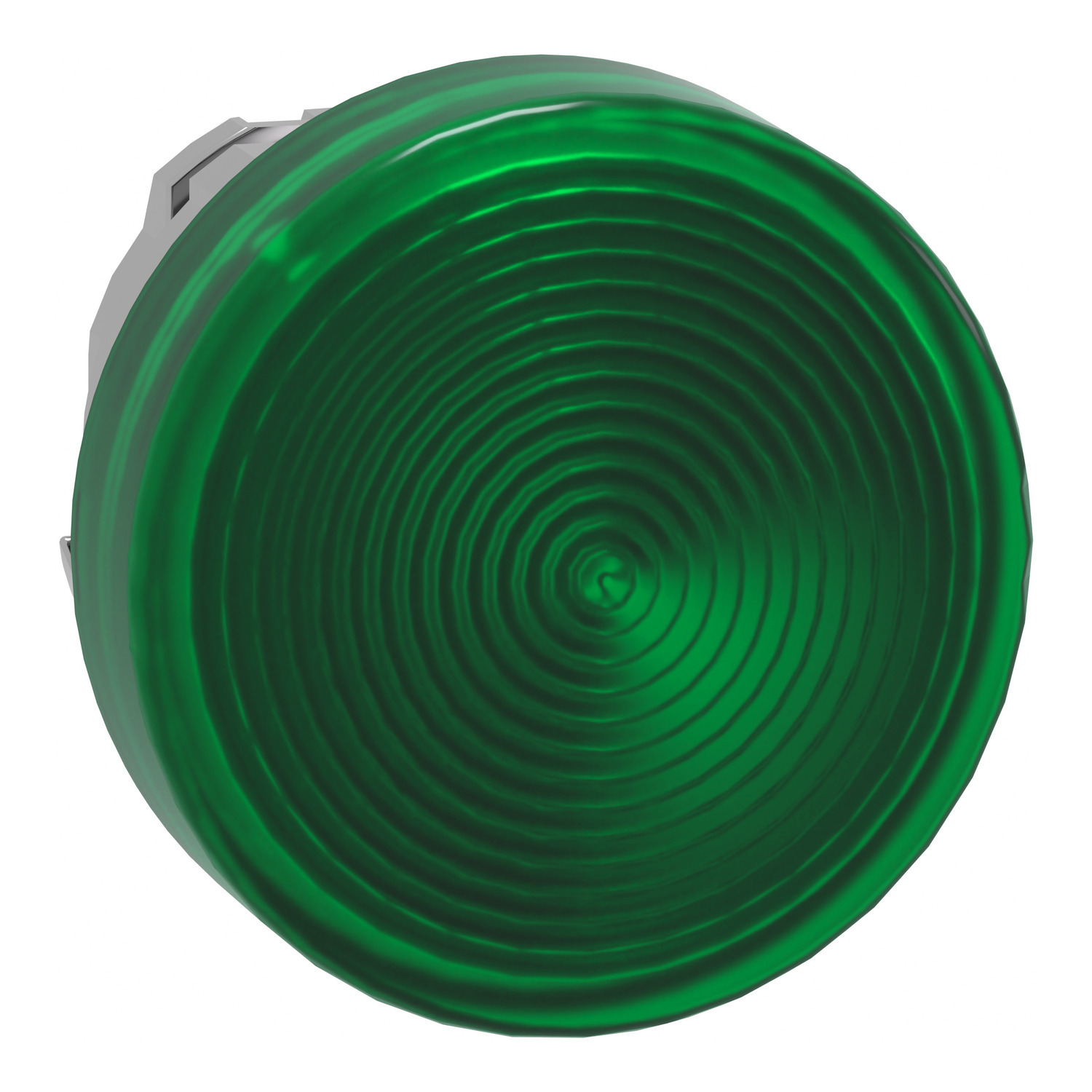 ZB4BV033S ZB4 Pilot Light Head, 22 mm Dia, Round Shape, Metal, Green