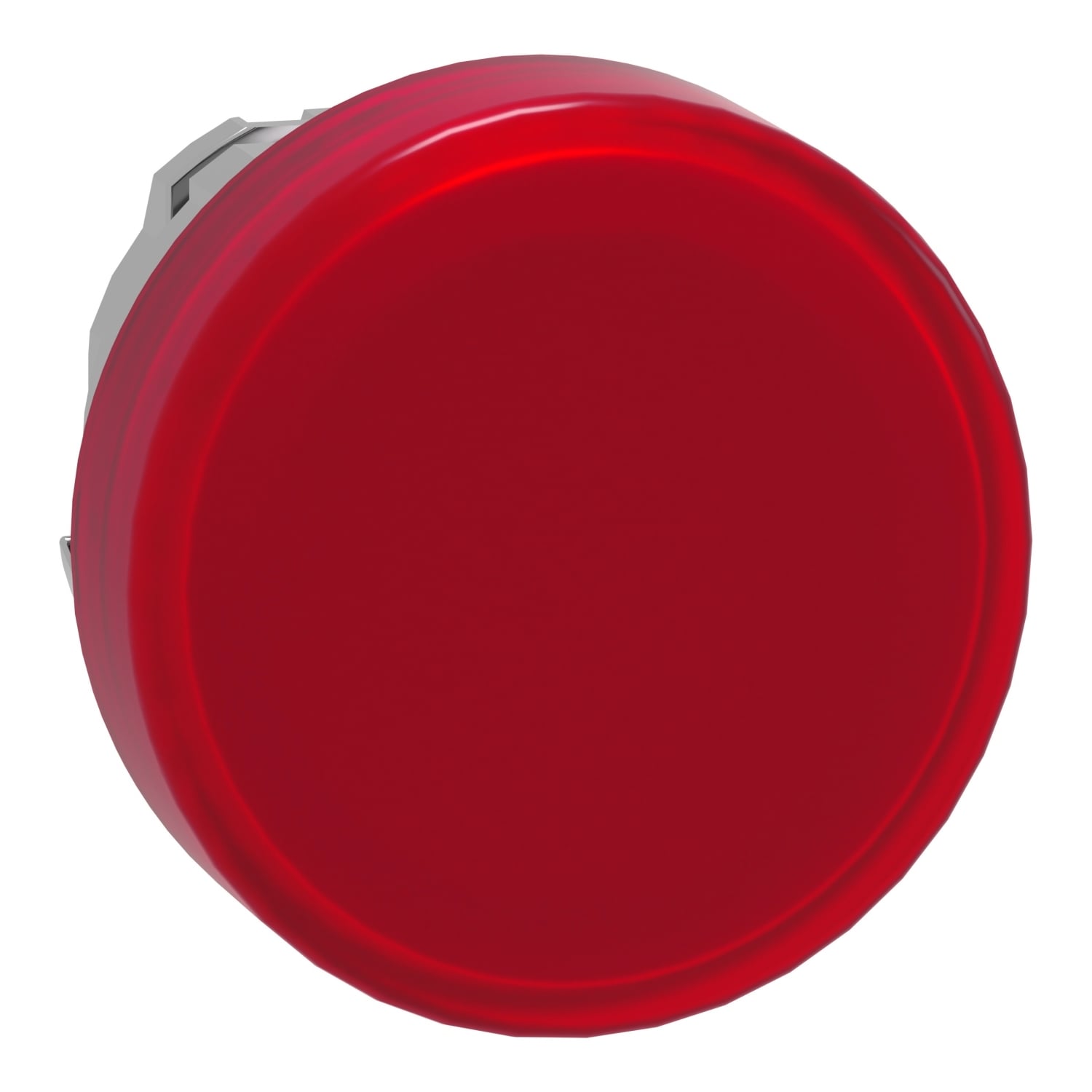ZB4BV043 Harmony Illuminated Pilot Light Head, 22 mm Dia, Round Shape, Metal, Red