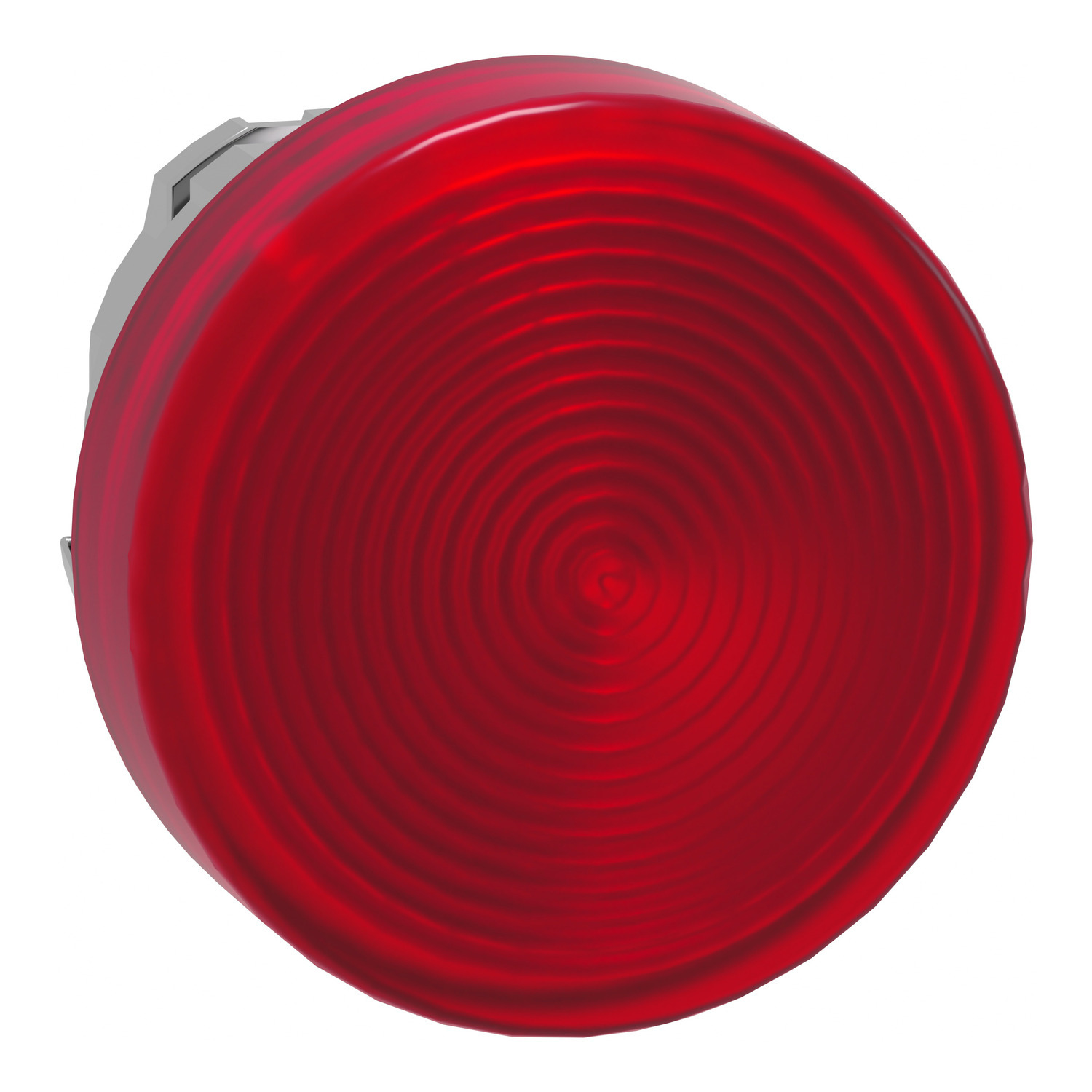 ZB4BV043S Harmony Pilot Light Head, 22 mm, Round Shape, UNMARKED Legend, Metal, Red