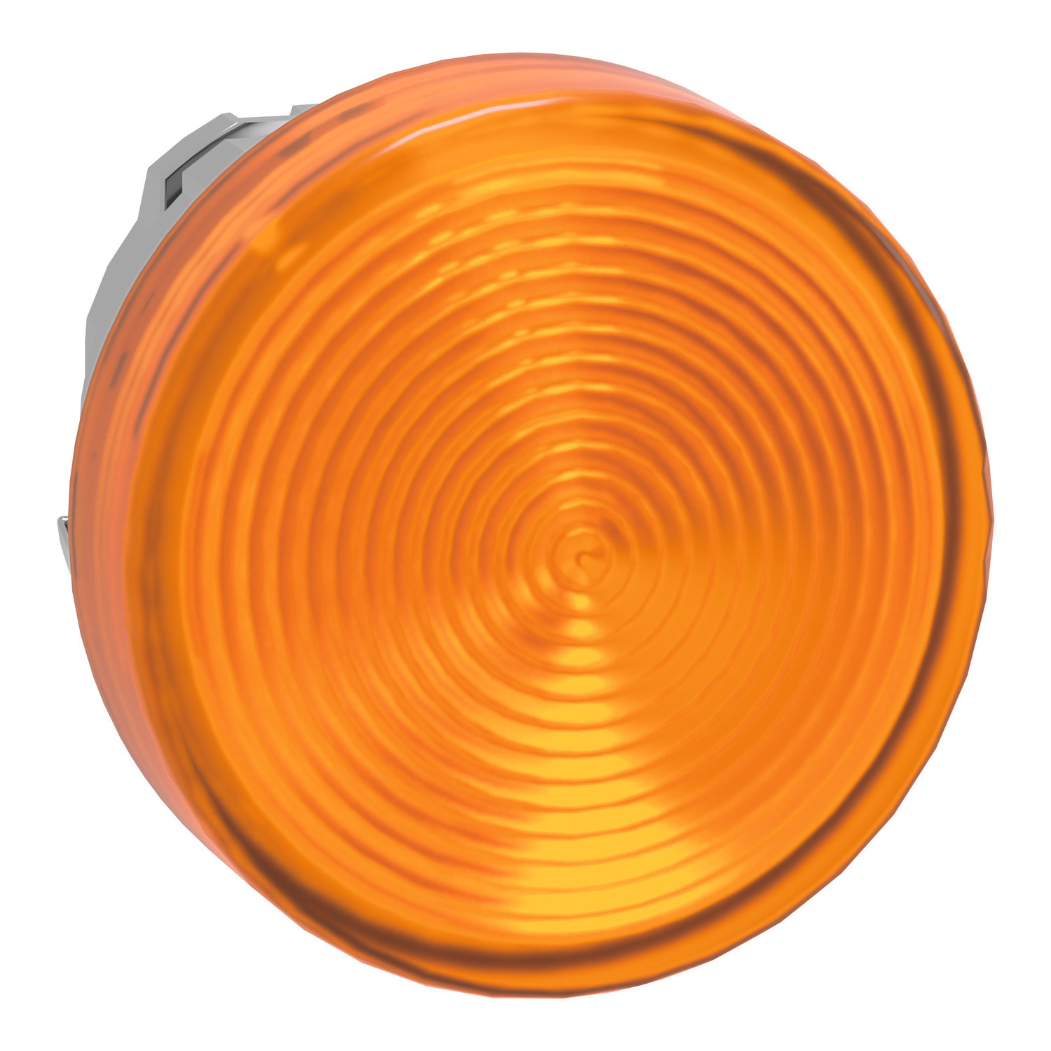 ZB4BV053S Harmony Pilot Light Head, 22 mm, Round Shape, UNMARKED Legend, Metal, Orange