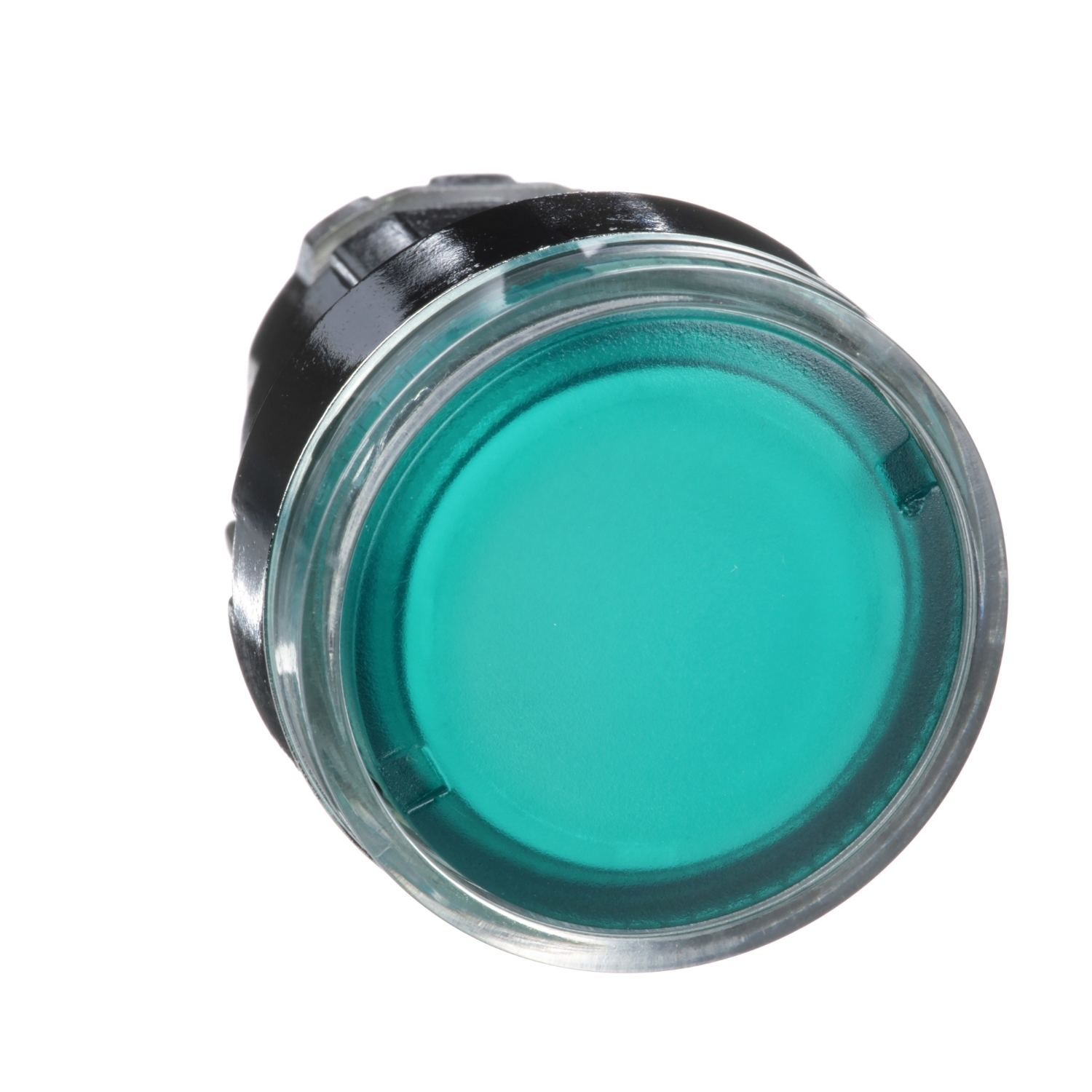 ZB4BW33 Harmony Illuminated Pushbutton Head Operator, 22 mm Dia, Round Shape, Metal, Green