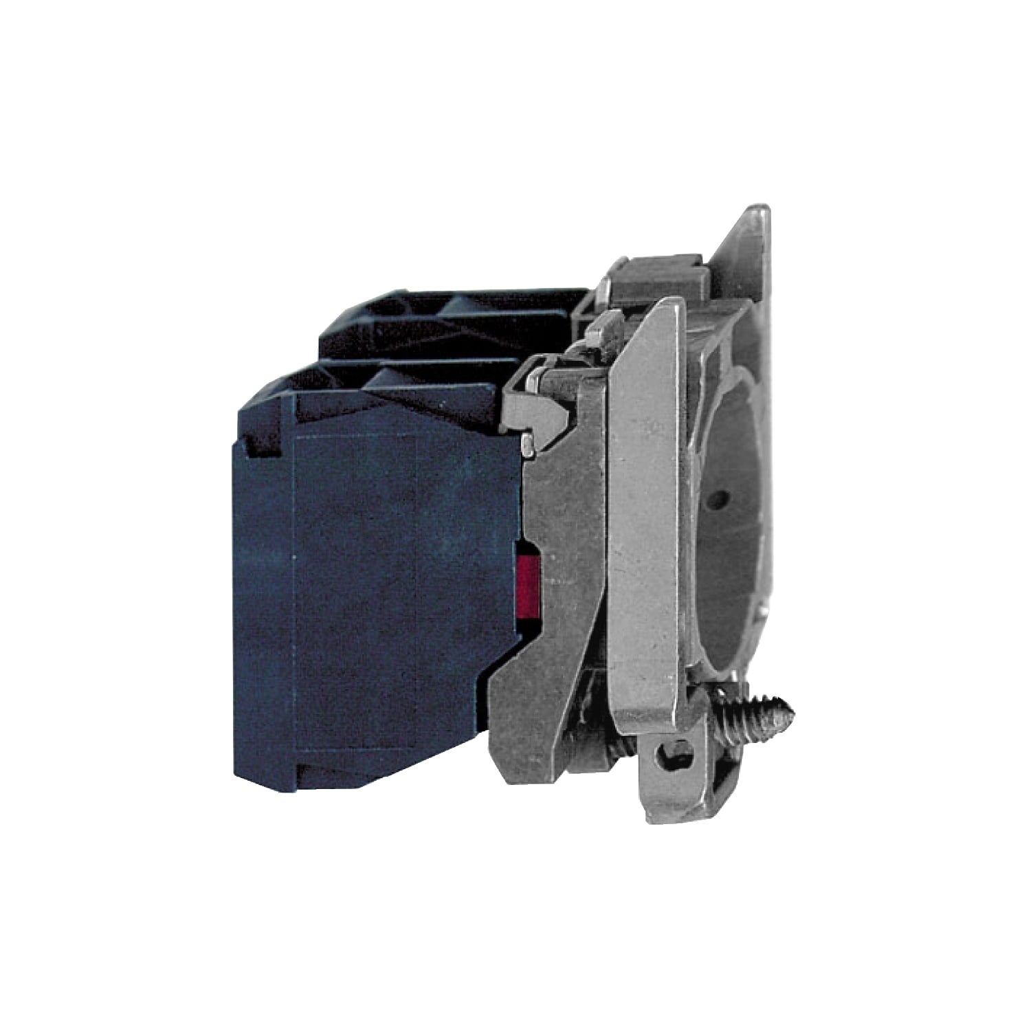 ZB4BZ1043 Harmony Contact Assembly With Body/Fixing Collar, 22 mm, 2NC Contact, 10 A at 600 V AC Contact, Silver Alloy Contact