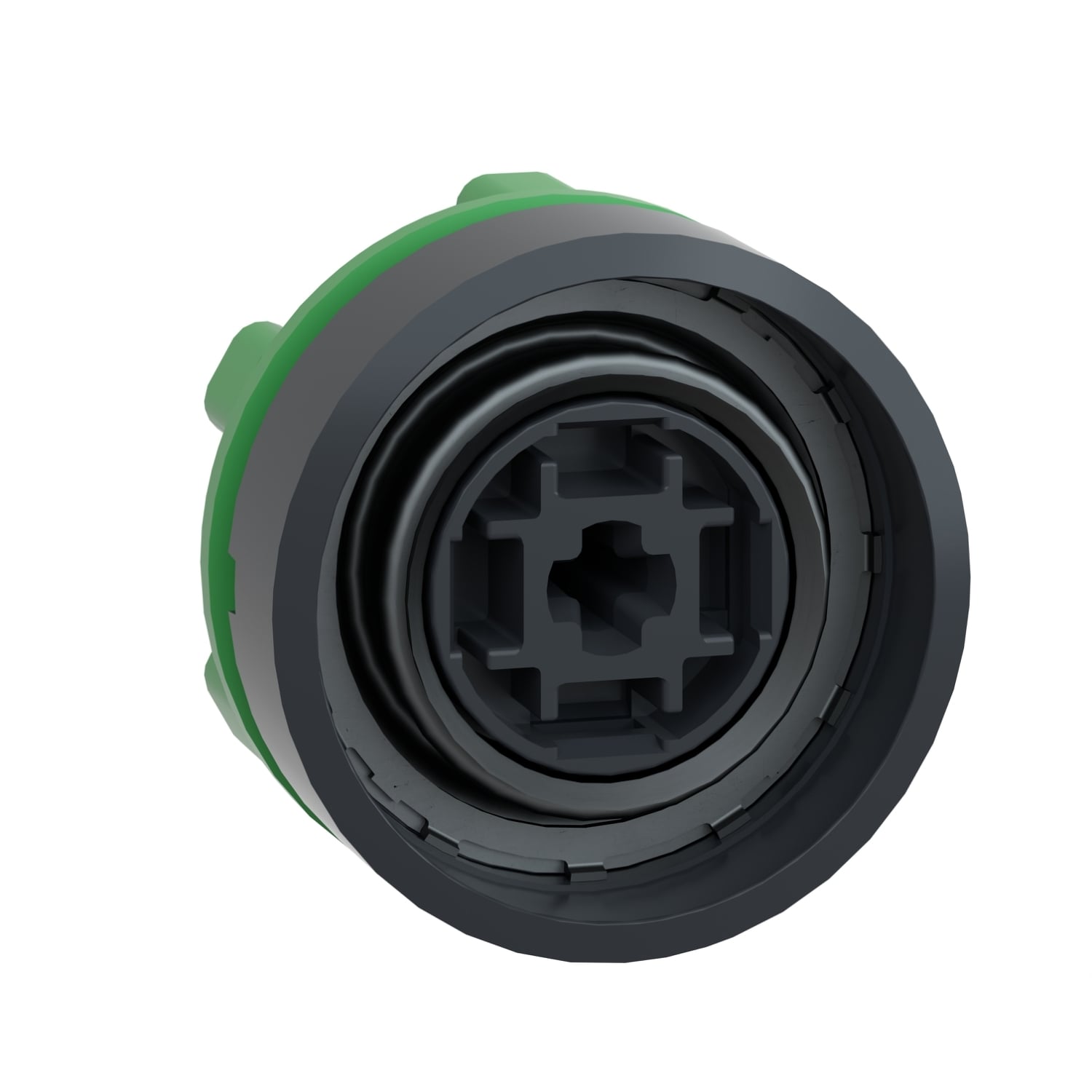 ZB5AA0 Harmony Non-Illuminated Pushbutton Head Operator, 22 mm Dia, Round Shape, Plastic, Black