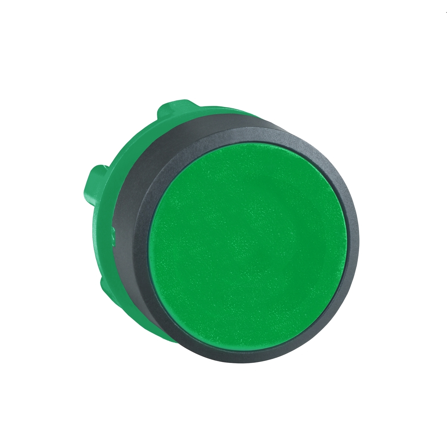 ZB5AA3 ZB5 Plastic Non-Illuminated Pushbutton Operator, 22 mm, Black/Green