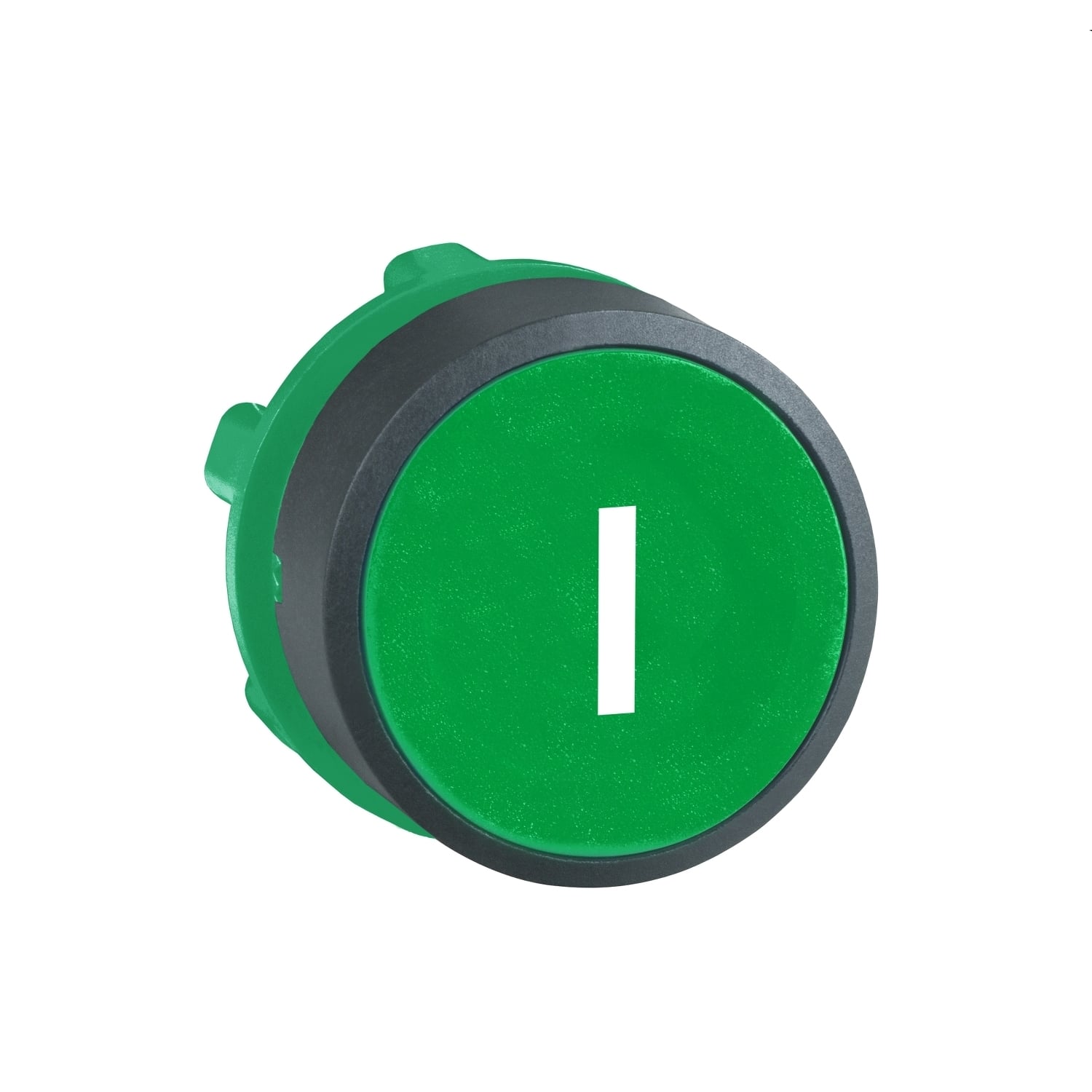 ZB5AA331 Harmony Flush Standard Non-Illuminated Pushbutton Head, 22 mm, Round Shape, I Legend, Plastic, Green
