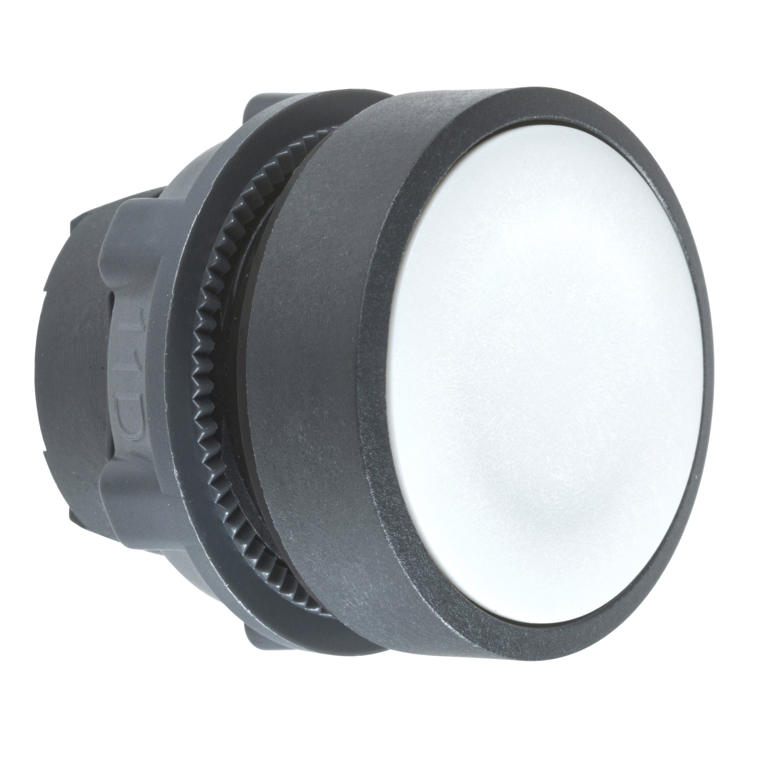 ZB5AA8 Harmony Flush Non-Illuminated Spring Return Standard Unmarked Pushbutton Head, 22 mm, Round Shape, Plastic, Gray