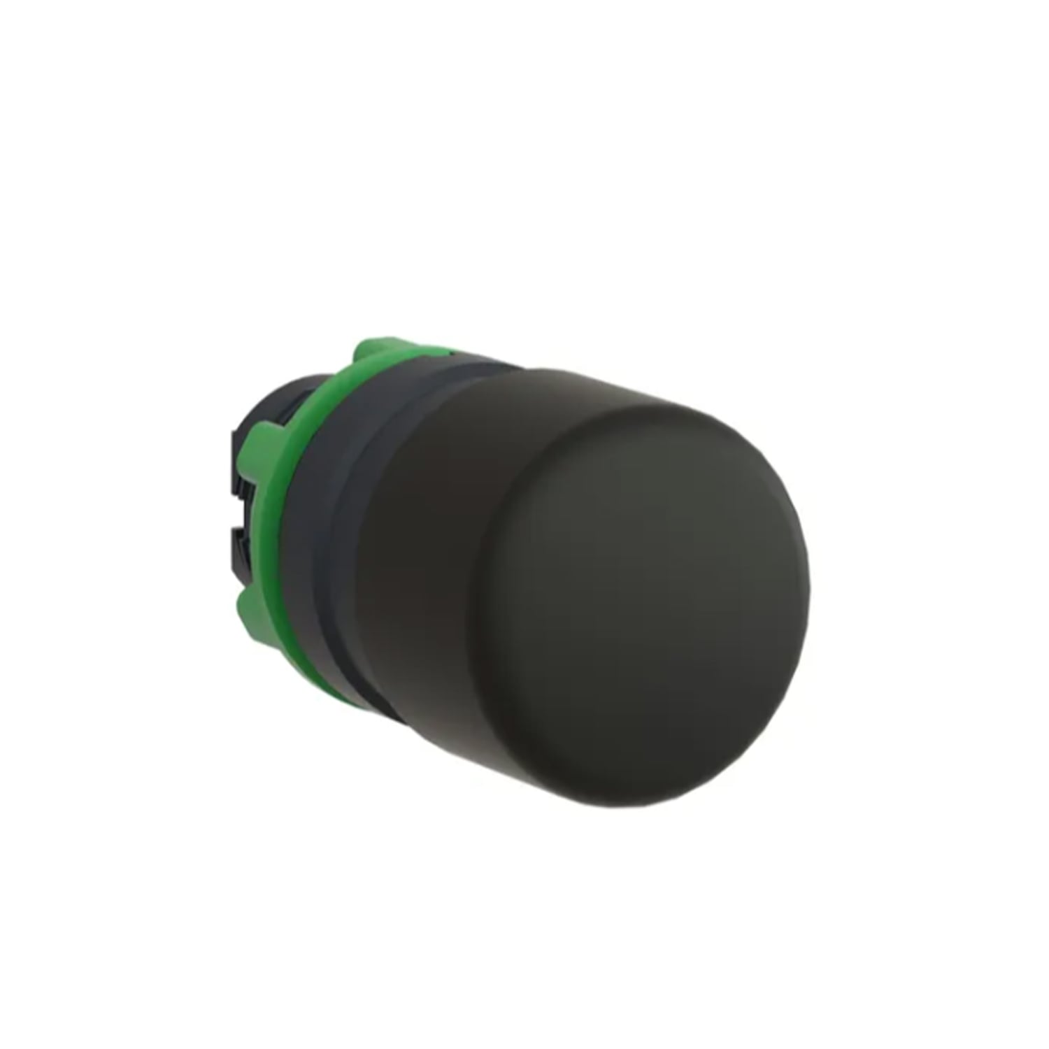 ZB5AC24 Harmony Non-Illuminated Spring Return Standard Unmarked Pushbutton Mushroom Head, 30 mm W x 22 mm D x 52 mm H, Round Shape, Plastic, Black