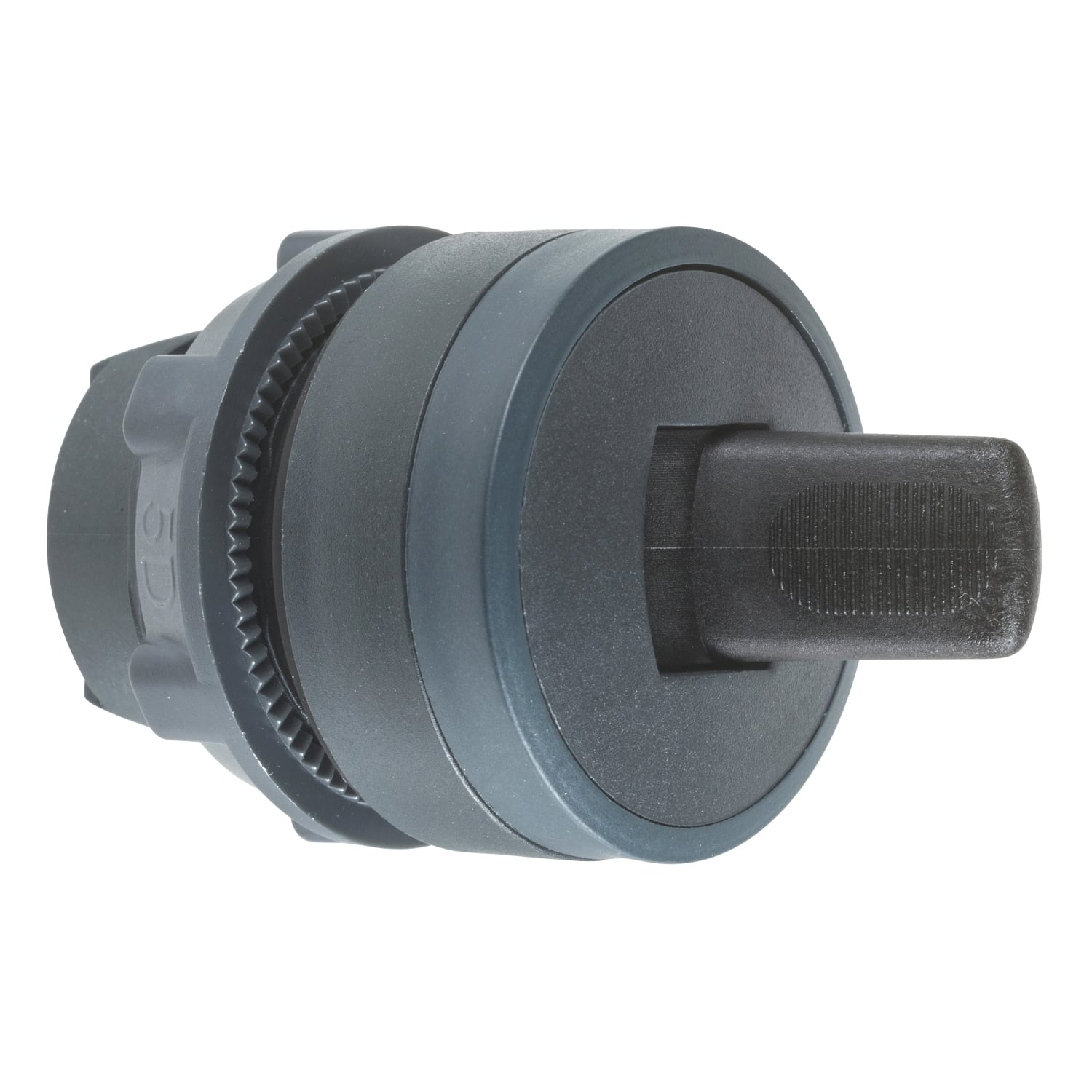 ZB5AD28 Harmony 2-Position 90 deg Standard Stay Put Toggle Switch Head With Black Lever, 22 mm, Round Shape, Plastic, Black