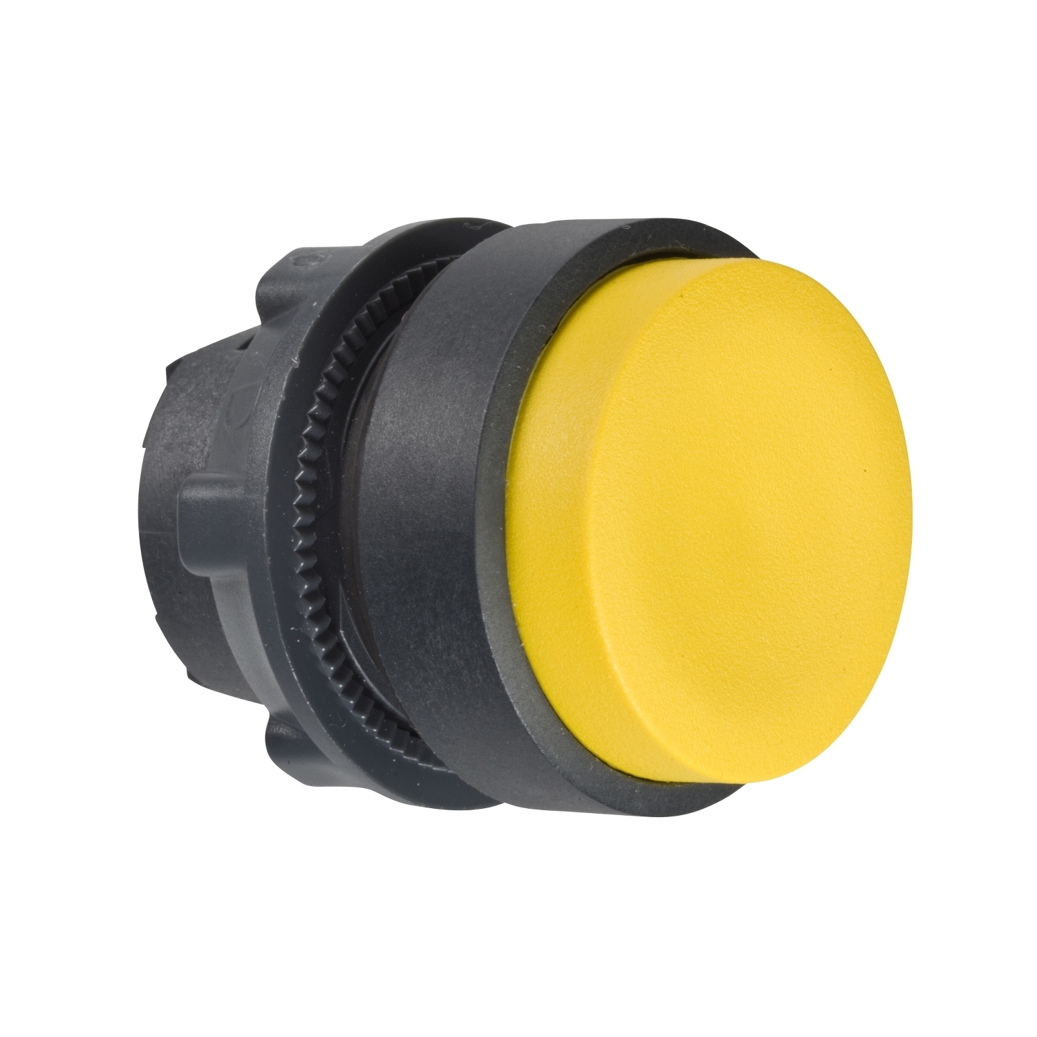 ZB5AL5 Harmony Extended Projecting Standard Non-Illuminated Pushbutton Head, 22 mm, Round Shape, UNMARKED Legend, Plastic, Yellow