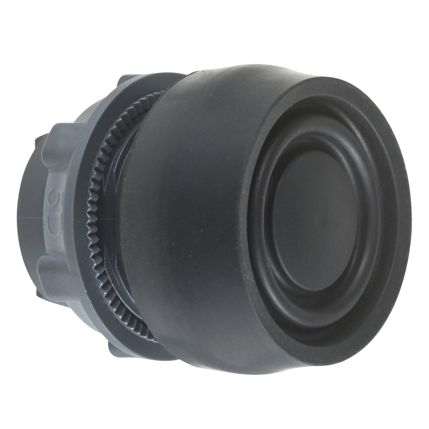 ZB5AP2S Harmony Head, 30 mm W x 33 mm D x 30 mm H, Round Shape, Plastic, Black