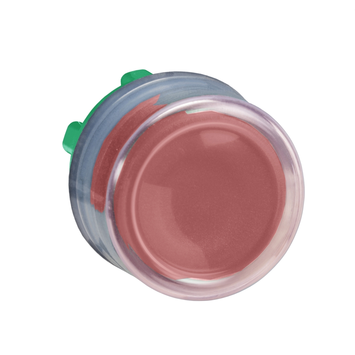 ZB5AP4 Harmony Non-Illuminated Projecting Spring Return Standard Unmarked Pushbutton Head, 22 mm, Round Shape, Plastic, Red