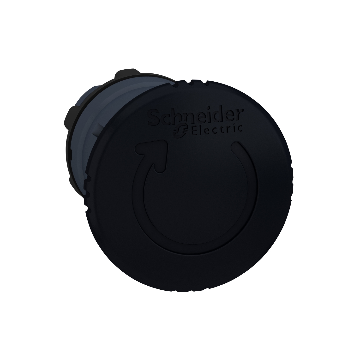 ZB5AS52 Harmony Mushroom Latching Non-Illuminated Standard Turn to Release Pushbutton Head, 22 mm, Round Shape, Plastic, Black