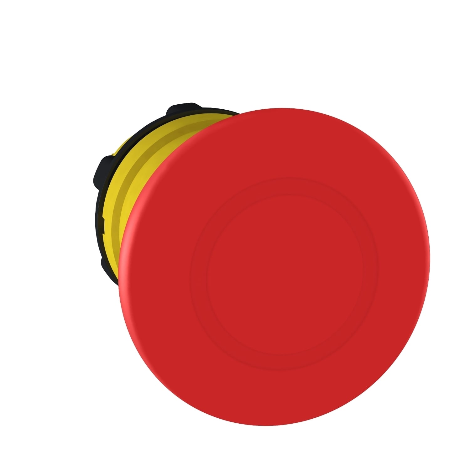ZB5AT84 Harmony Emergency Stop Non-Illuminated Push-Pull Pushbutton Head Operator, 22 mm Dia, Round Shape, Plastic, Black