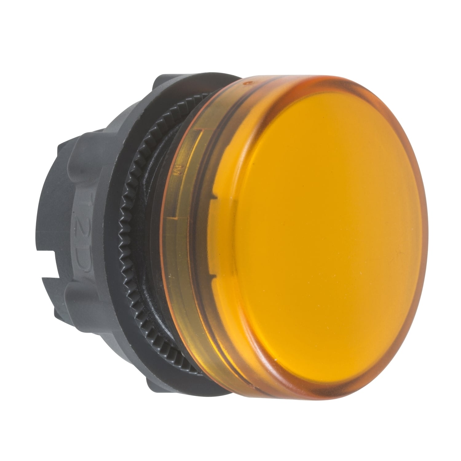 ZB5AV05 Harmony Pilot Light Head With Plain Lens, 22 mm Dia, Round Shape, UNMARKED Legend, Black