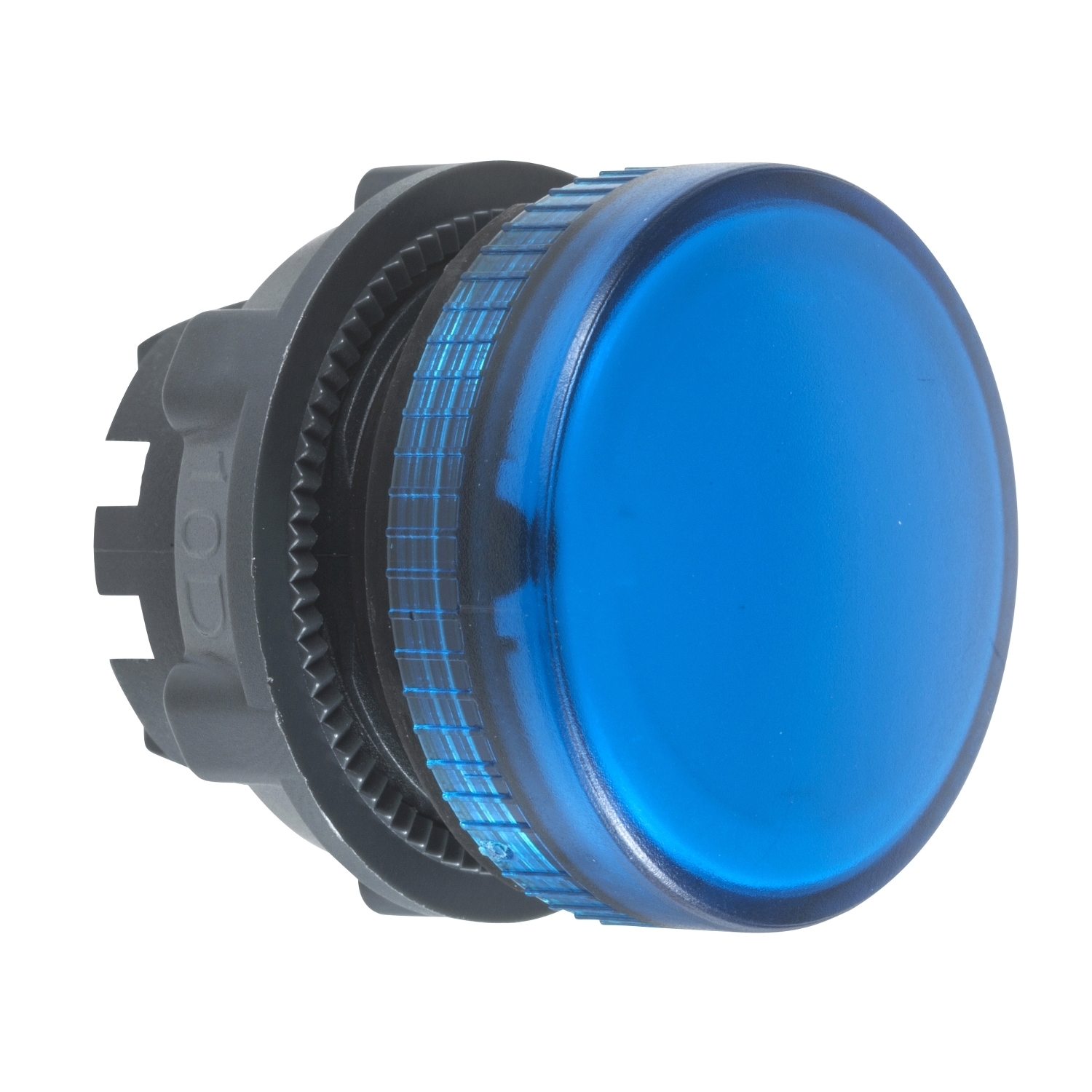 ZB5AV06 Harmony Pilot Light Head With Plain Lens, 29 mm W x 22 mm D x 31 mm H, Round Shape, Blue