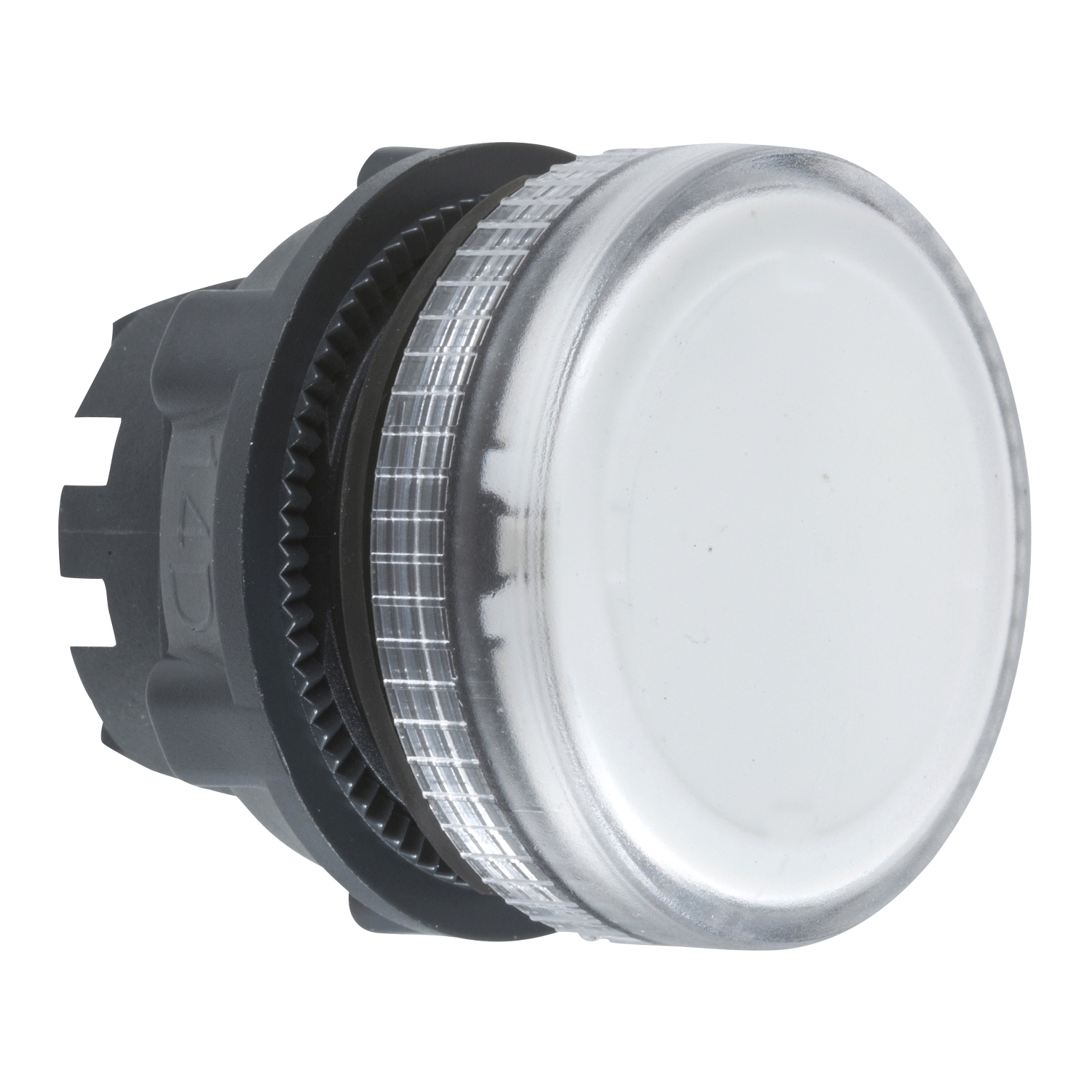 ZB5AV07 Harmony Standard Pilot Light Head With Plain Lens, 29 mm W x 22 mm D x 31 mm H, Round Shape, Plastic, Clear