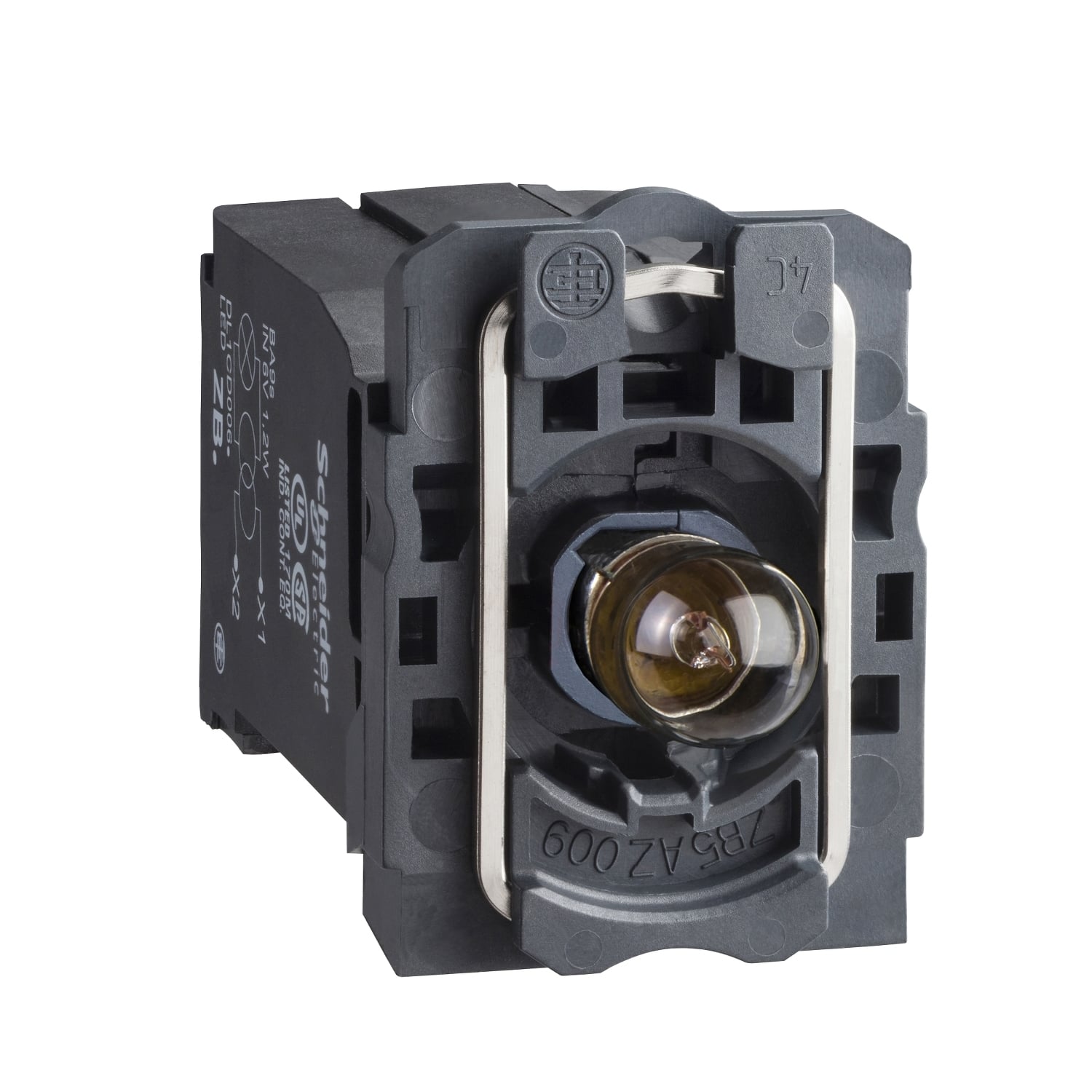 ZB5AV4 Harmony Transformer Light Block Assembly, 22 mm, Incandescent Lamp, 230 to 240 V AC, Screw Clamp Terminal