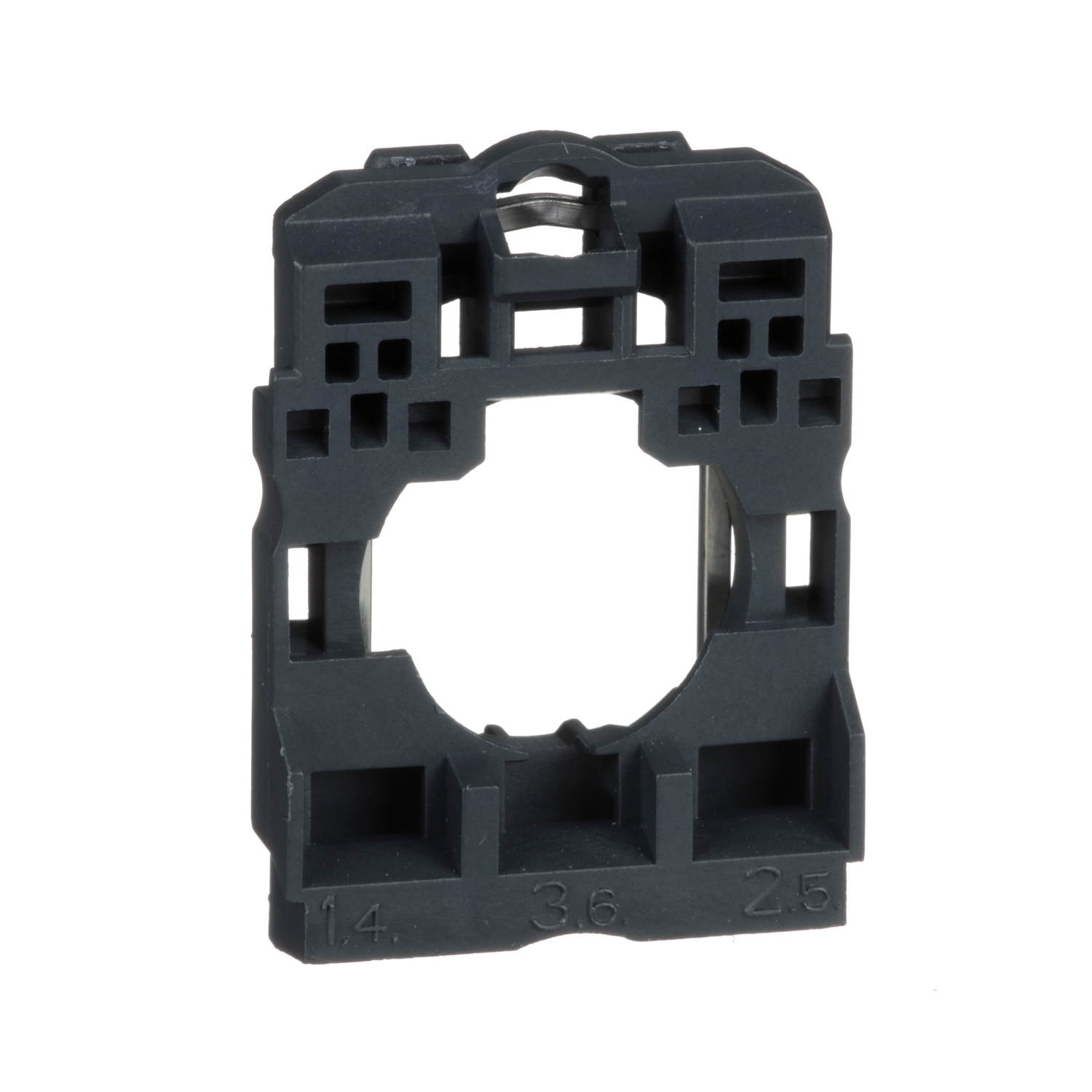 ZB5AZ009 Harmony Body Fixing Collar, For Use With Harmony XB5 Electrical Block, -25 to 70 deg C Operating, 22 mm Pushbutton, Plastic