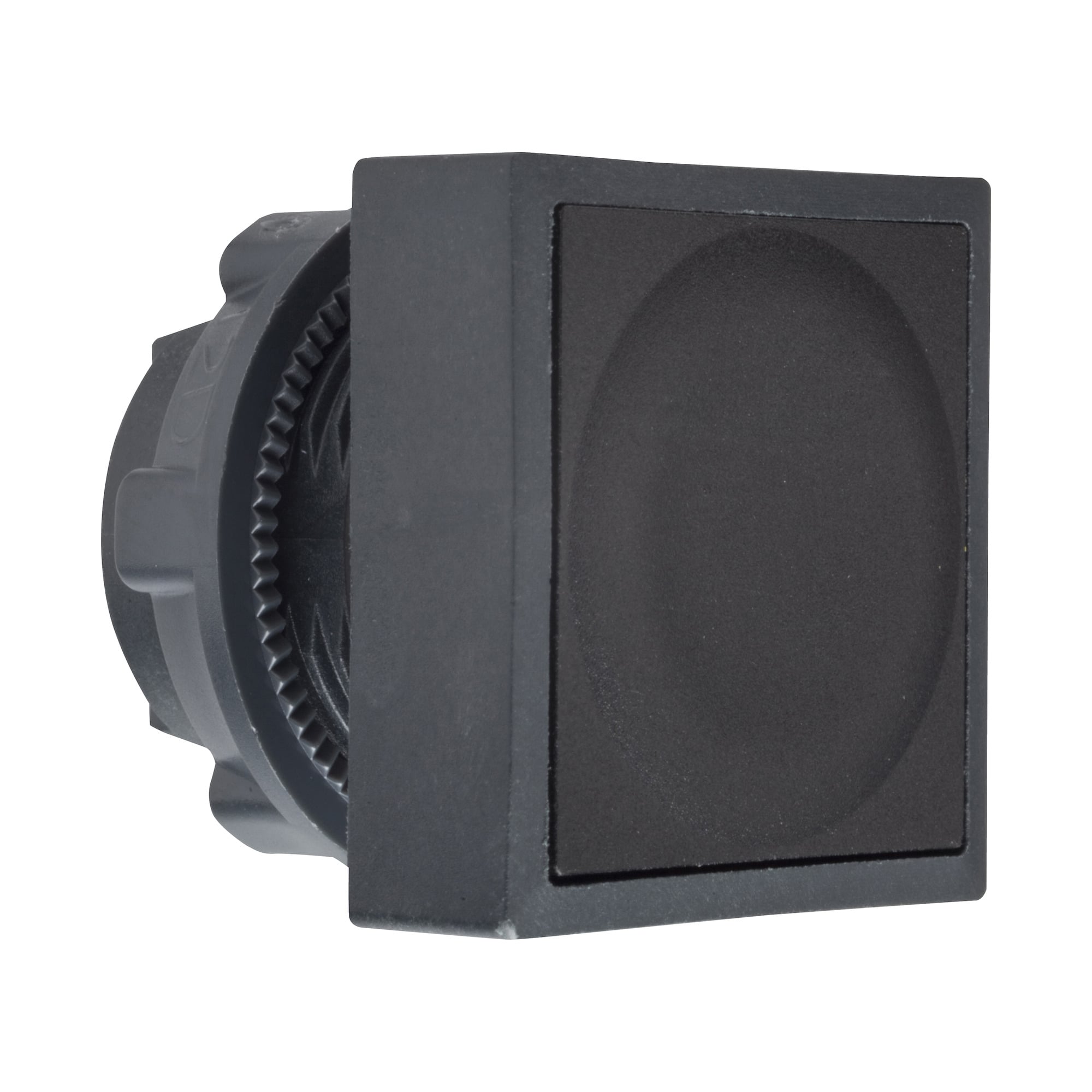 ZB5CA2 Harmony Flush Non-Illuminated Spring Return Standard Unmarked Pushbutton Head, 22 mm, Squared Shape, Plastic, Black