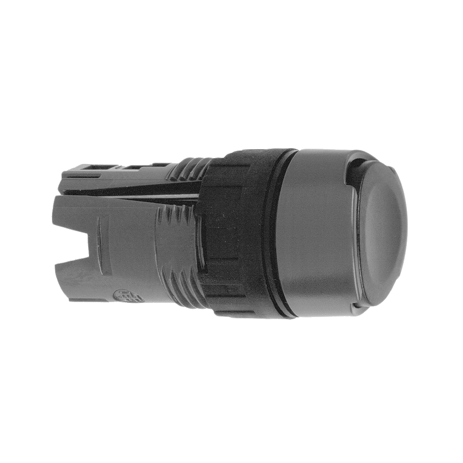 ZB6AA2 Harmony Modular Flush Non-Illuminated Spring Return Standard Unmarked Pushbutton Head, 16 mm, Round Shape, Plastic, Black