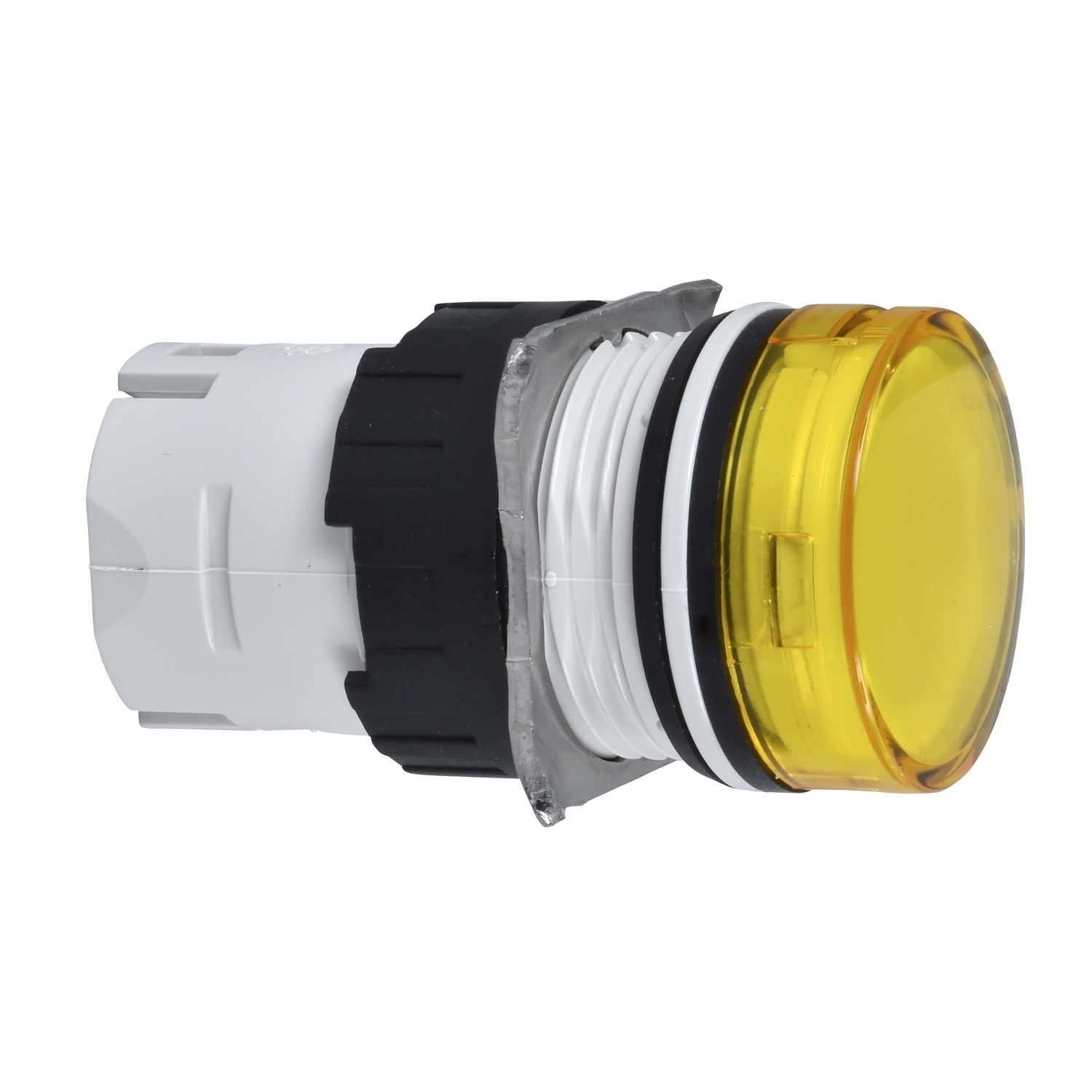 ZB6AV5 Harmony Modular Standard Pilot Light Head With Integral LED, 16 mm, Round Shape, Plastic, Yellow