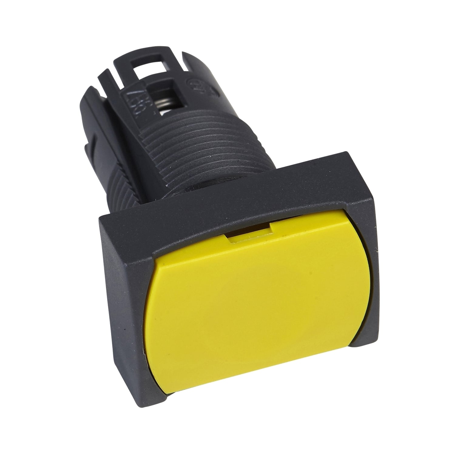 ZB6DA5 Harmony Flush Non-Illuminated Spring Return Standard Unmarked Pushbutton Head, 16 mm, Rectangle Shape, Plastic, Yellow