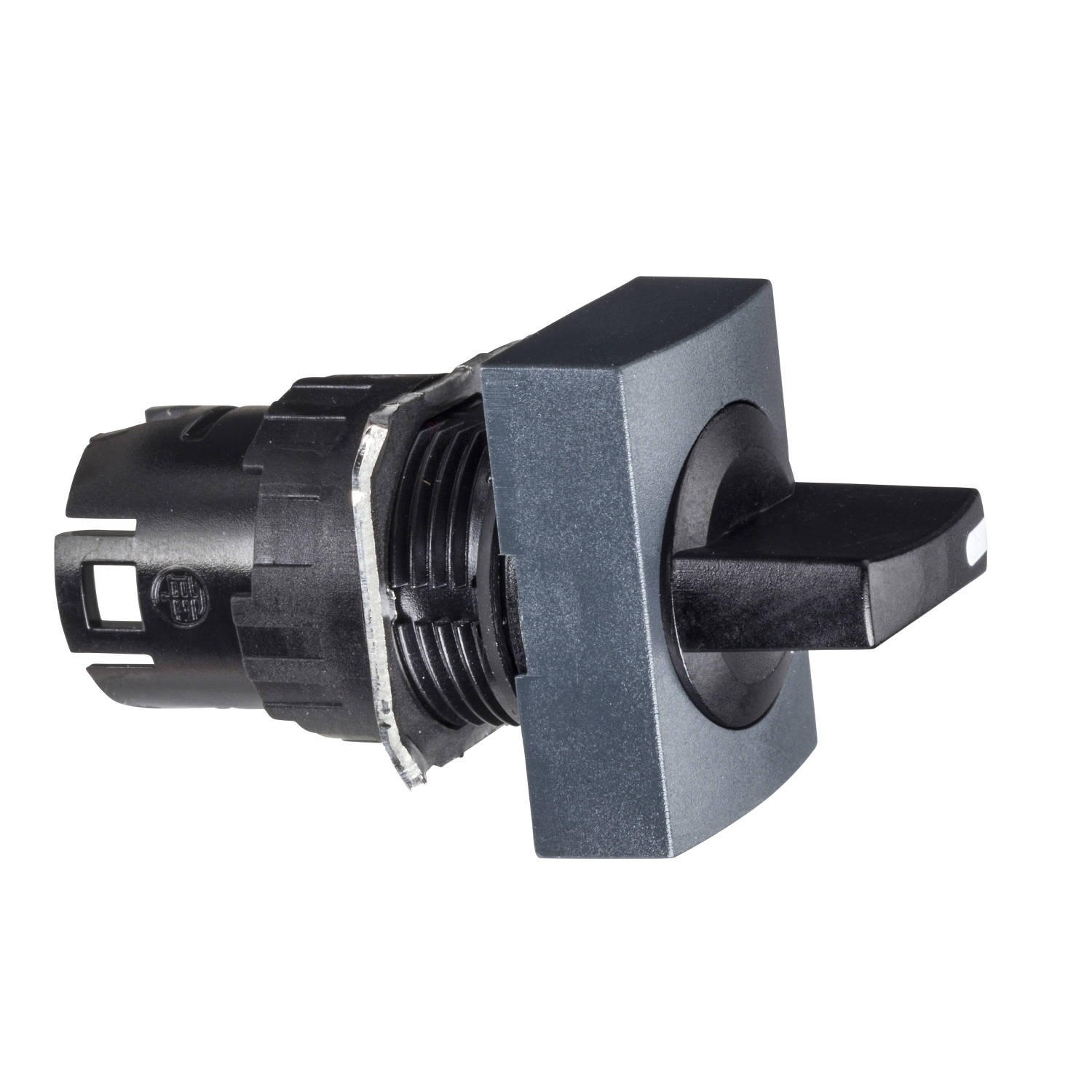 ZB6DD23 Harmony 2-Position Modular Standard Stay Put Selector Switch Head With Standard Handle, 16 mm, Rectangle Shape, Plastic, Black