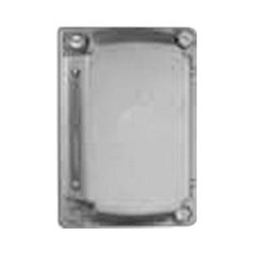 Blank Cover; Copper-Free Aluminum Enamel, Device Box Mount, For Push Button, Pilot Light or Selector Switch