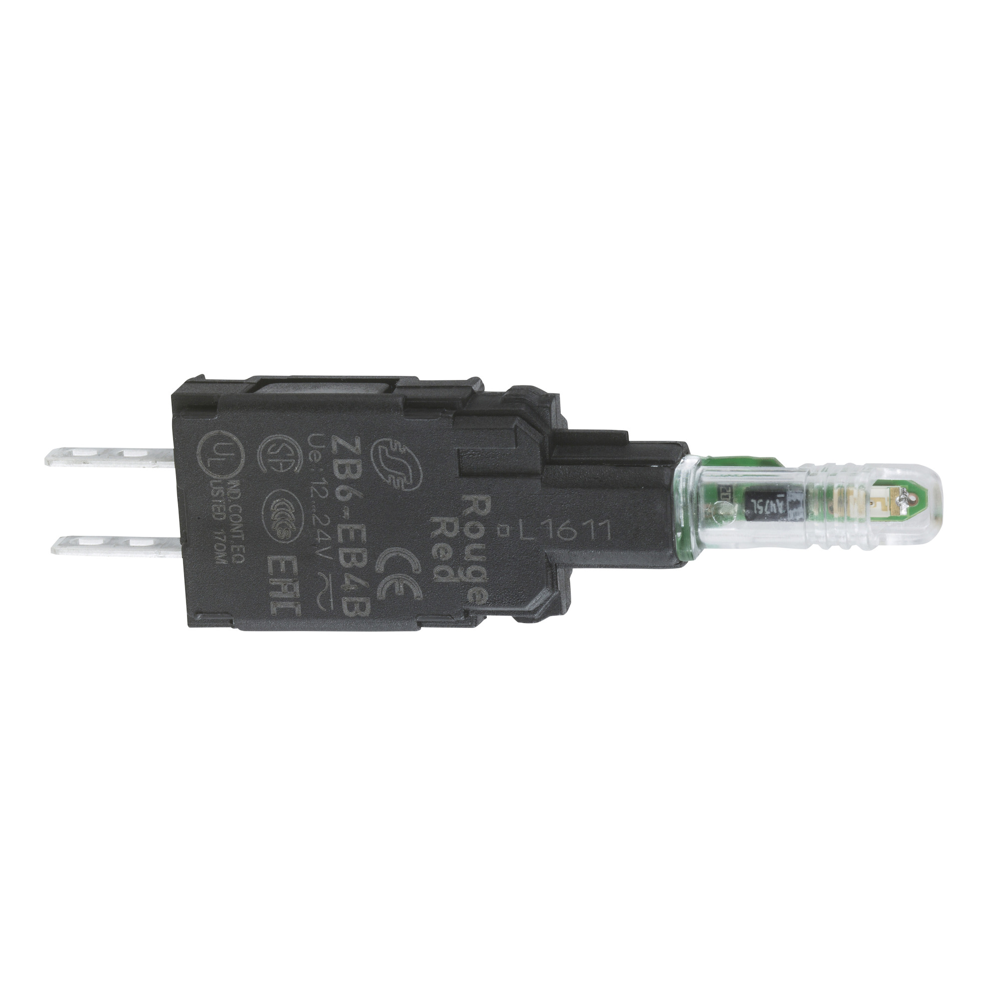 ZB6EB4B Harmony Light Module, 16 mm, LED Lamp, 12 to 24 VAC/VDC, Faston Terminal, Red