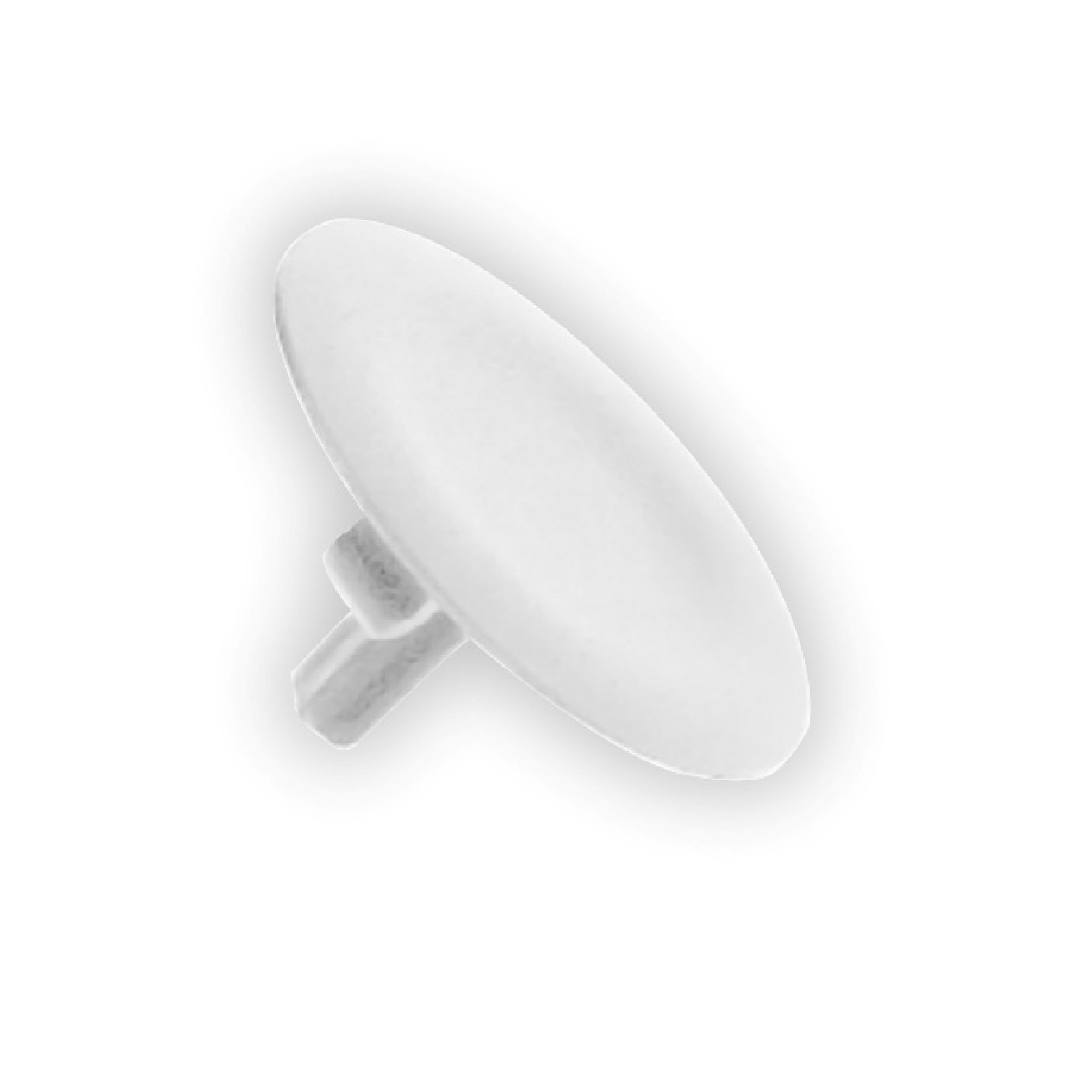 ZBA1 Unmarked Pushbutton Cap, 22 mm, Round Shape