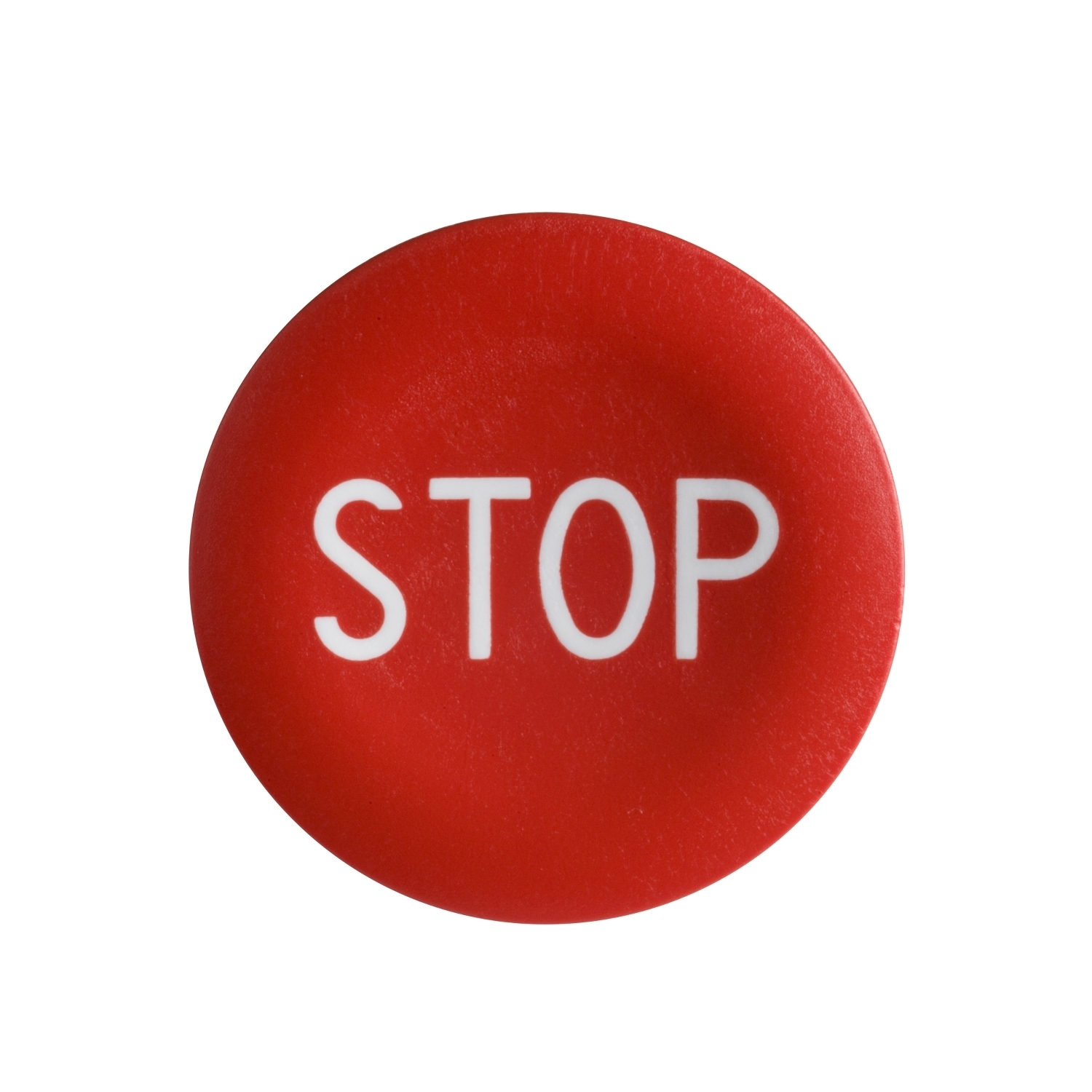 ZBA434 Pushbutton Cap, 22 mm, 1/2/3/4/4X/12/13 NEMA Rating, Round Shape, STOP Legend