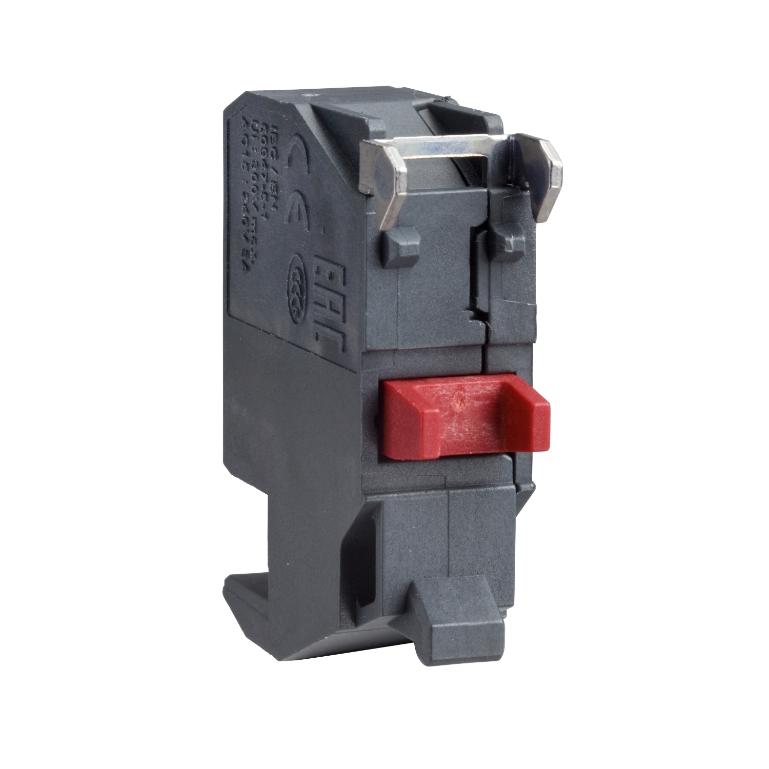 ZBE1024 Harmony Standard Contact Block, 22 mm, 1NC Contact, 10 A at 600 V AC Contact, Silver Alloy Contact, Momentary Action