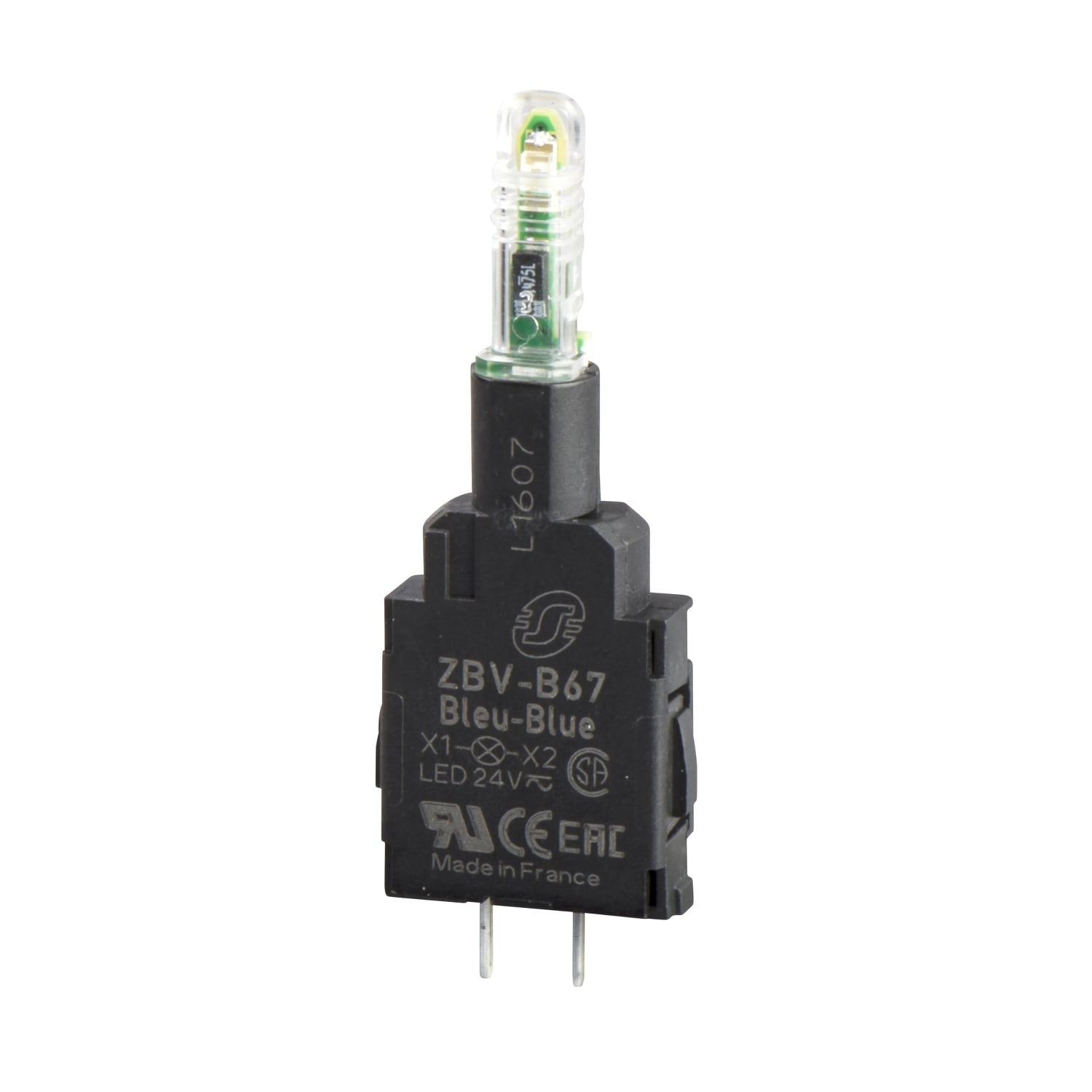 ZBVB17 Harmony Steady Signal Light Block, 22 mm, LED Lamp, 24 V AC/DC, PCB Terminal, White