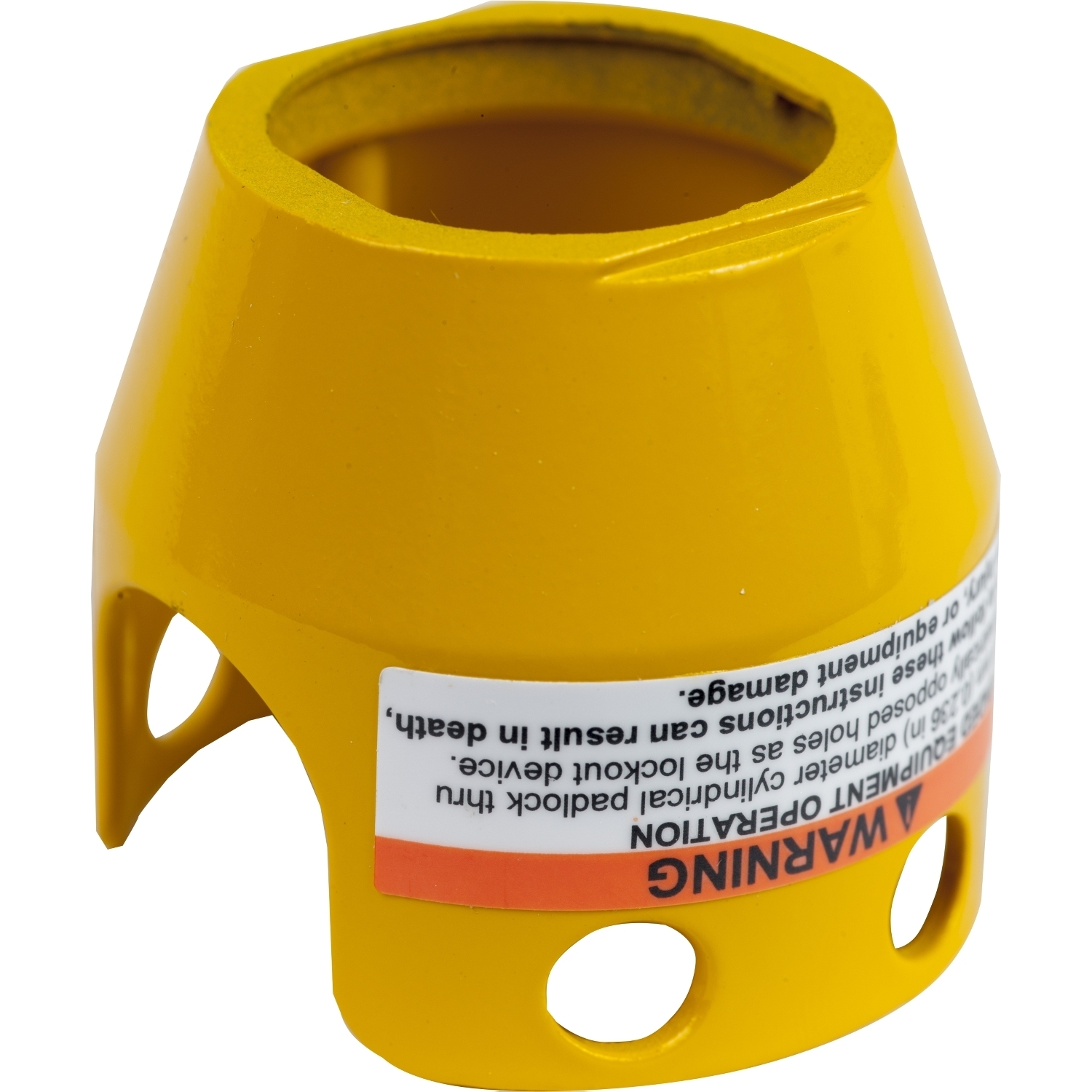 ZBZ1605 Harmony ZB4 Padlockable Pushbutton Guard, For Use With 40 mm Dia Mushroom Head Pushbutton, 22 mm, Metal, Yellow
