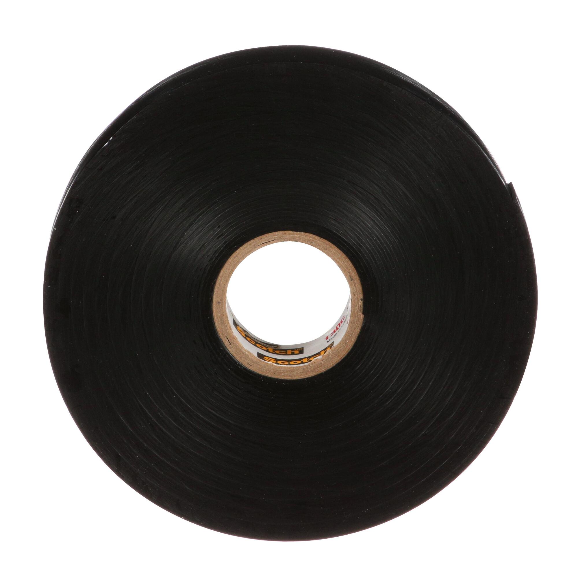7000006085 Scotch 130C Lineros Tape, 10 yd L 0.75 in W, 3 mil THK, Ethylene Rubber Backing, Black