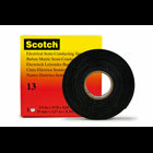 7100017214 Scotch Semi-Conducting Electrical Tape 13, 3/4 inch x 15 ft, Printed, Black