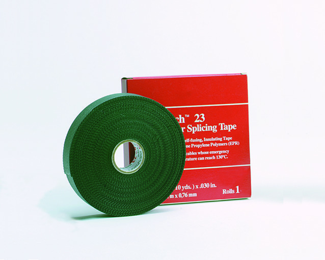 7000034850 Scotch Self-Sticking Tape, 10 yd L 1 in W, 3 mil THK, Ethylene Propylene Rubber Backing, Black