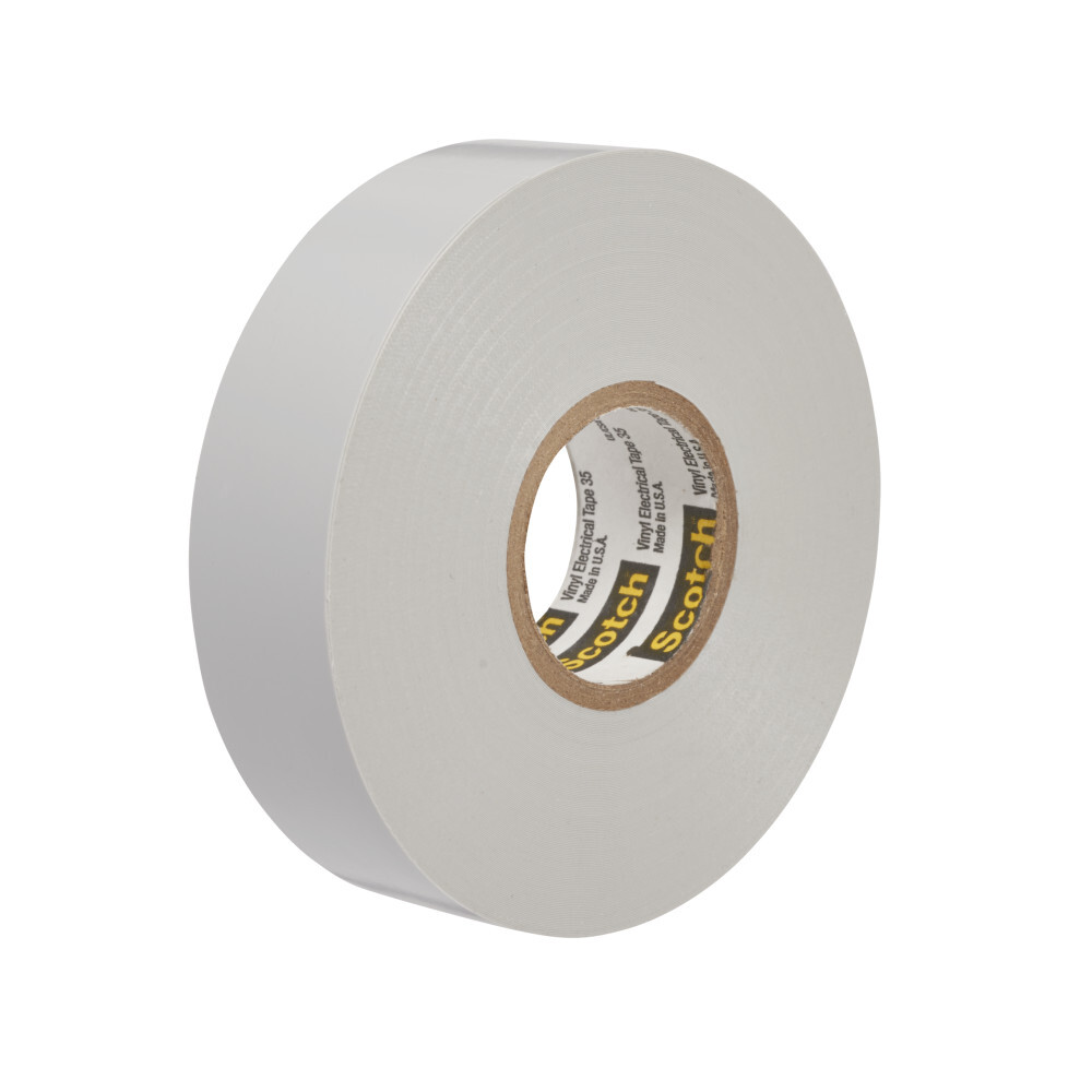 7000132640 Scotch Vinyl Color Coding Electrical Tape 35, 1/2 inch x 20 ft, Gray