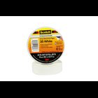 7000058436 Scotch Vinyl Color Coding Electrical Tape 35, 1/2 inch x 20 ft, White
