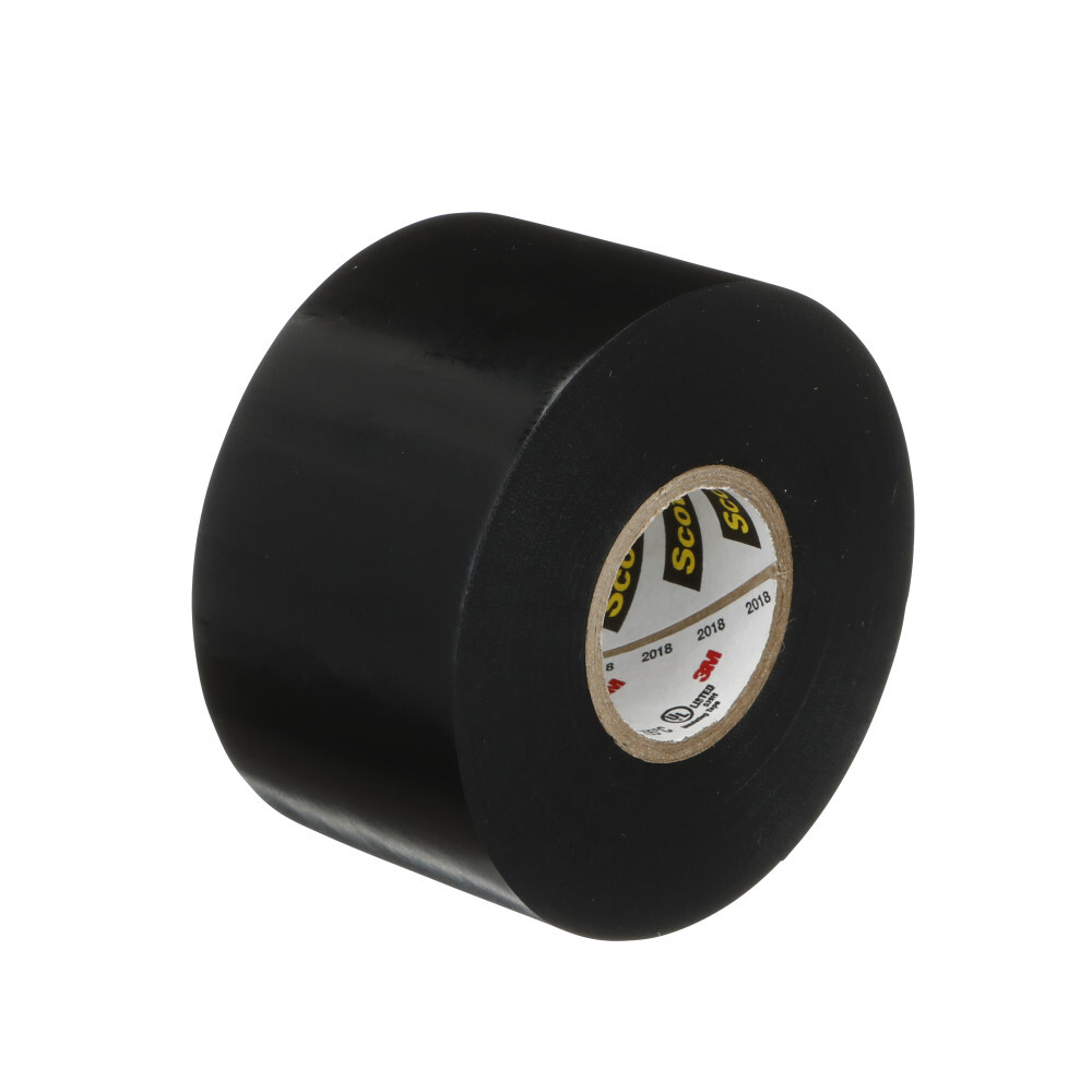 7000058433 Scotch Premium Vinyl Electrical Tape Super 88, 1-1/2 inch x 44 ft, Black