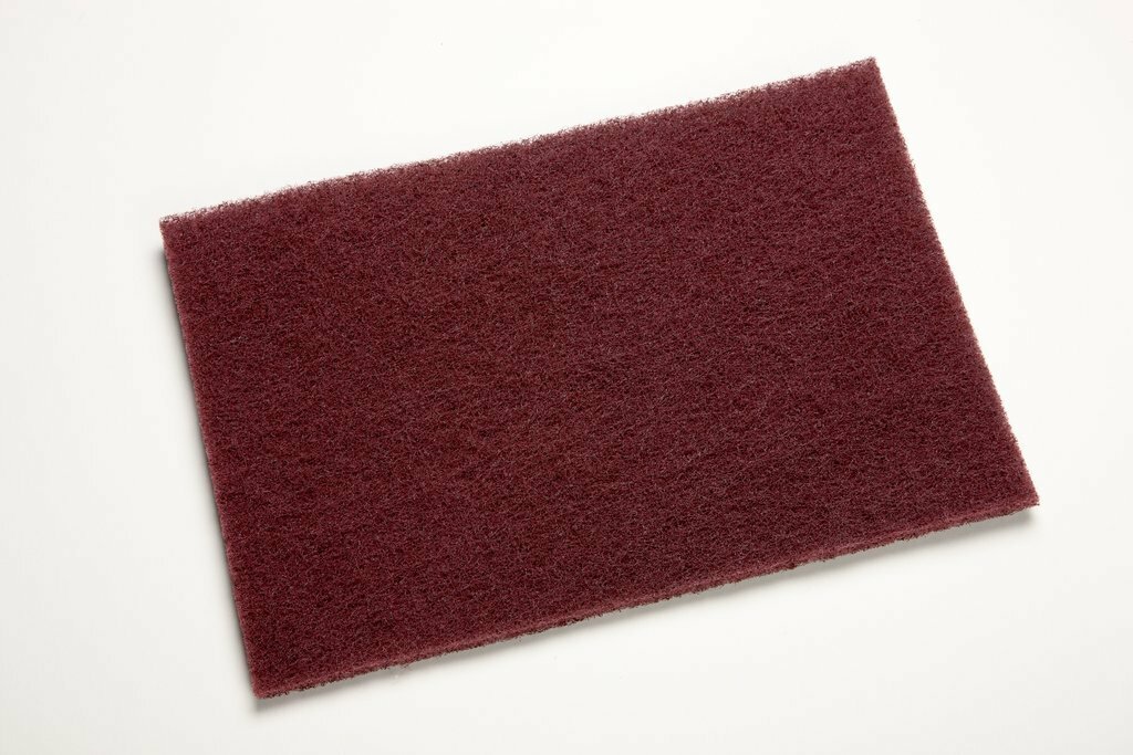 7000000728 7447 Pad, 9 in L, 6 in W W/Dia, 1/4 in THK, Very Fine Grade, Aluminum Oxide Abrasive