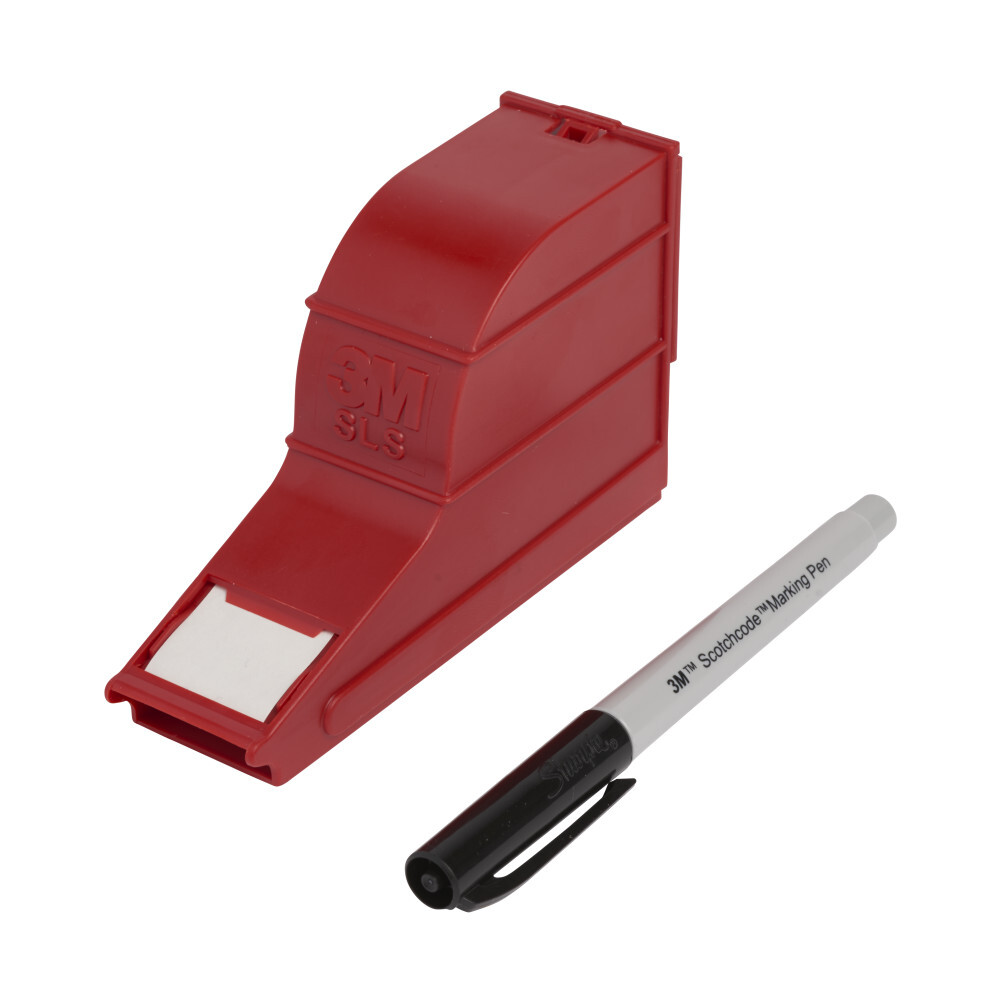 7000058136 Wire Marker Write-On Dispenser, 2.312 in L x 1 in W Label, 1 Rolls, Plastic