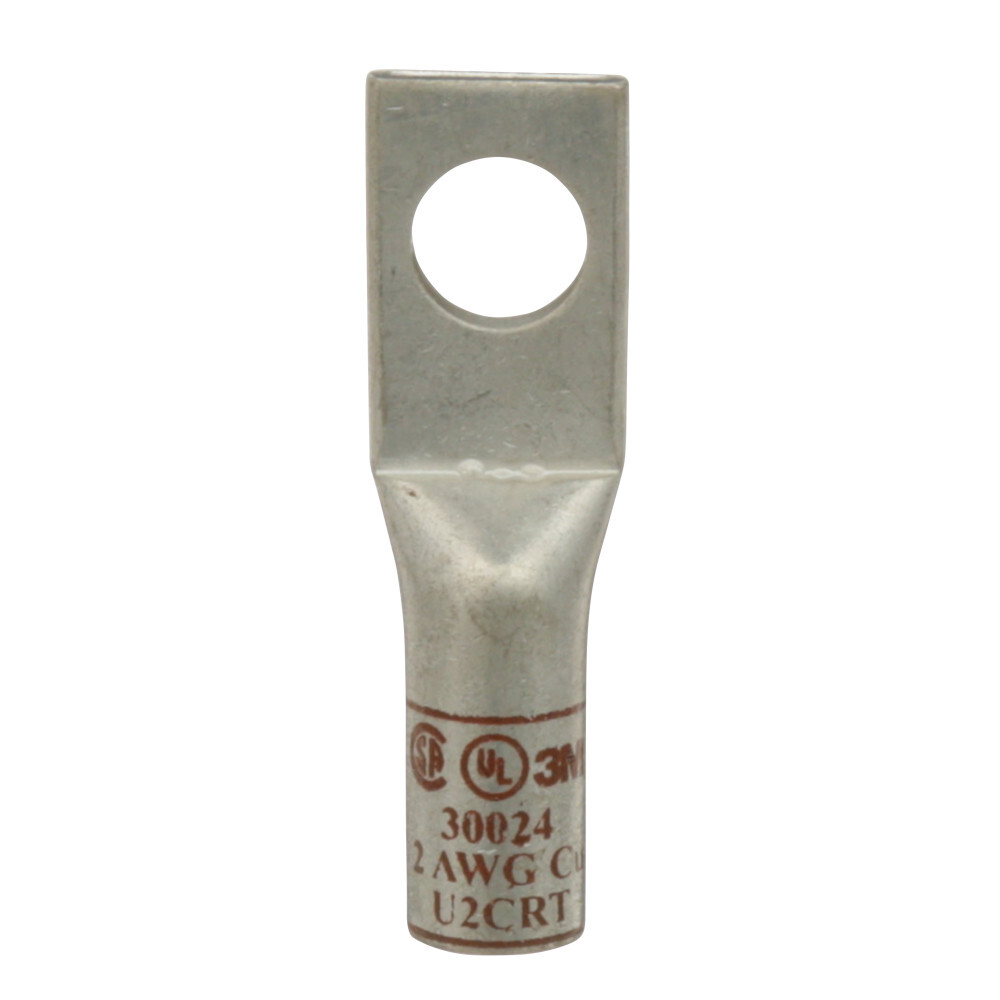7000031391 Scotchlok 30000 Corrosion-Resistant One Hole Lug, 2 AWG Conductor Copper Conductor, 3/8 in Stud