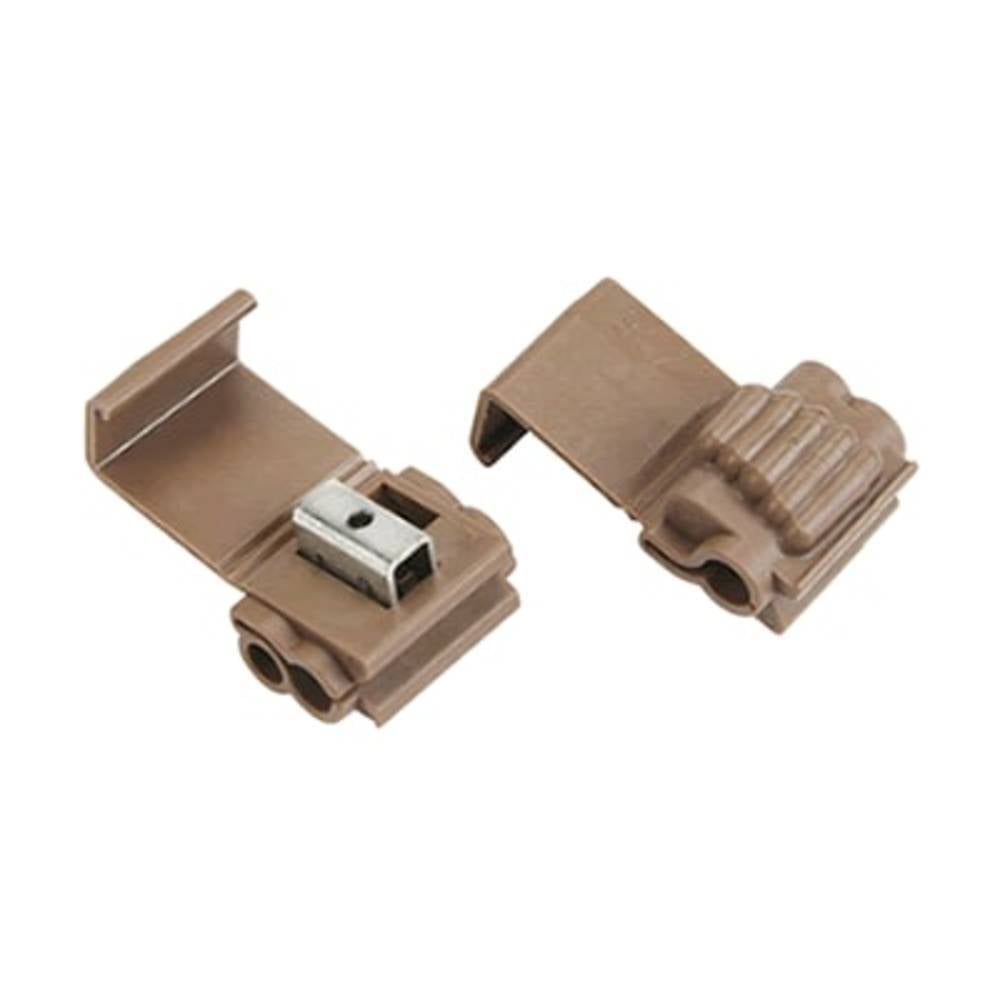 7000005879 Dual Element Connection Flame-Retardant Electrical IDC, 18 to 14 AWG (Tap), 12 to 10 AWG (Run) Wire