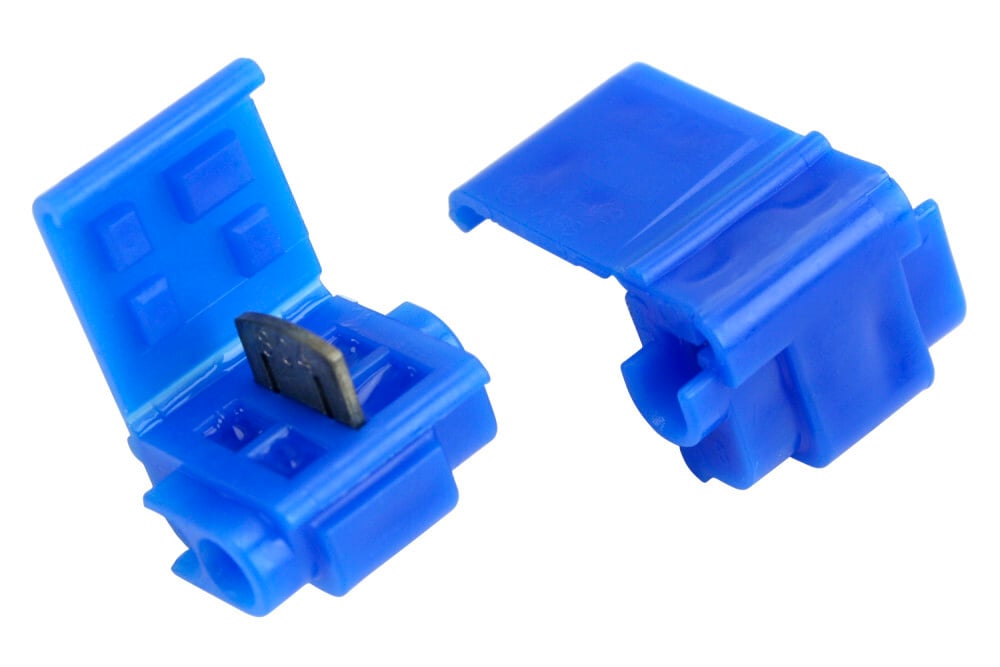 7100167045 Scotchlok Flame-Retardant Moisture-Resistant Self-Stripping Electrical Connector, 14 AWG (Tap)/18 to 16 AWG (Run) Wire Stranded Wire, Brass
