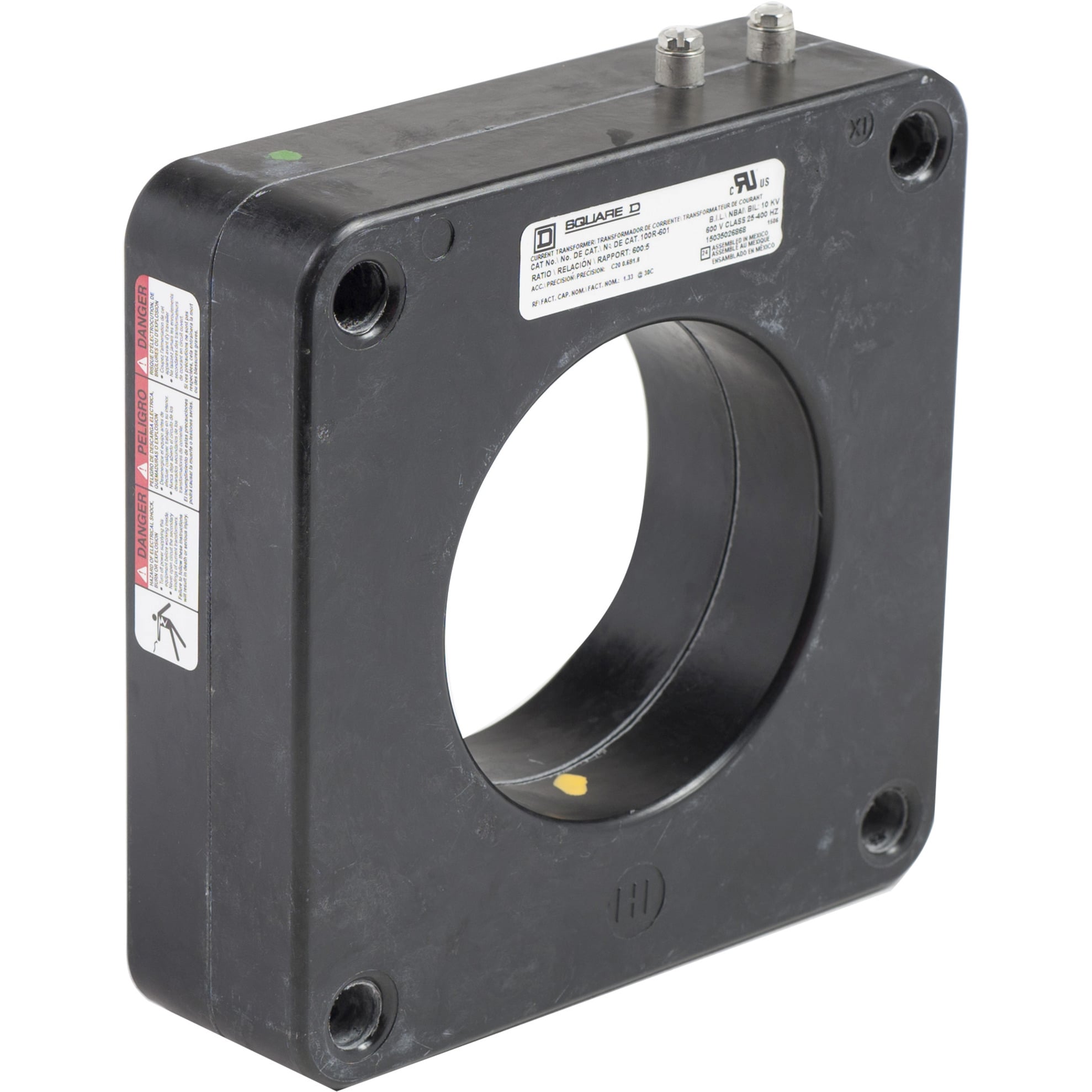 100R601 Model 100R Torroidal Current Transformer, 600:05 Current Ratio, 25 to 400 Hz