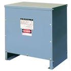 Low voltage transformer, non ventilated dry type, 3 phase, 15kVA, 240x480V primary, 120/240V secondary, Type 3R