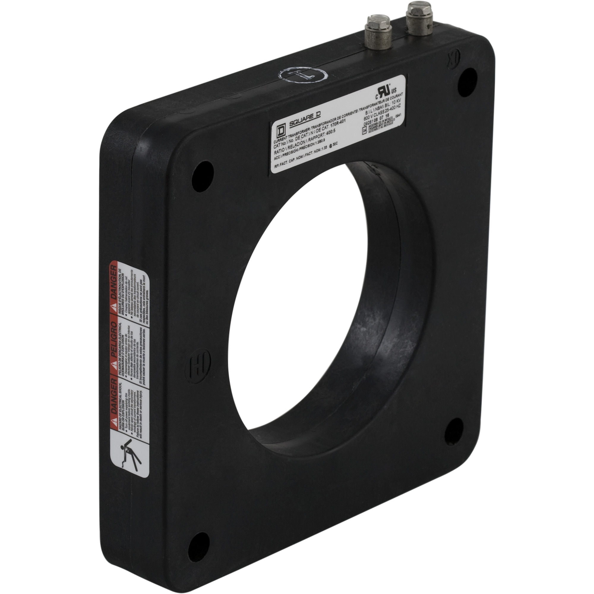 170R401 Model 170R Torroidal Current Transformer, 400:5 Current Ratio, 25 to 400 Hz